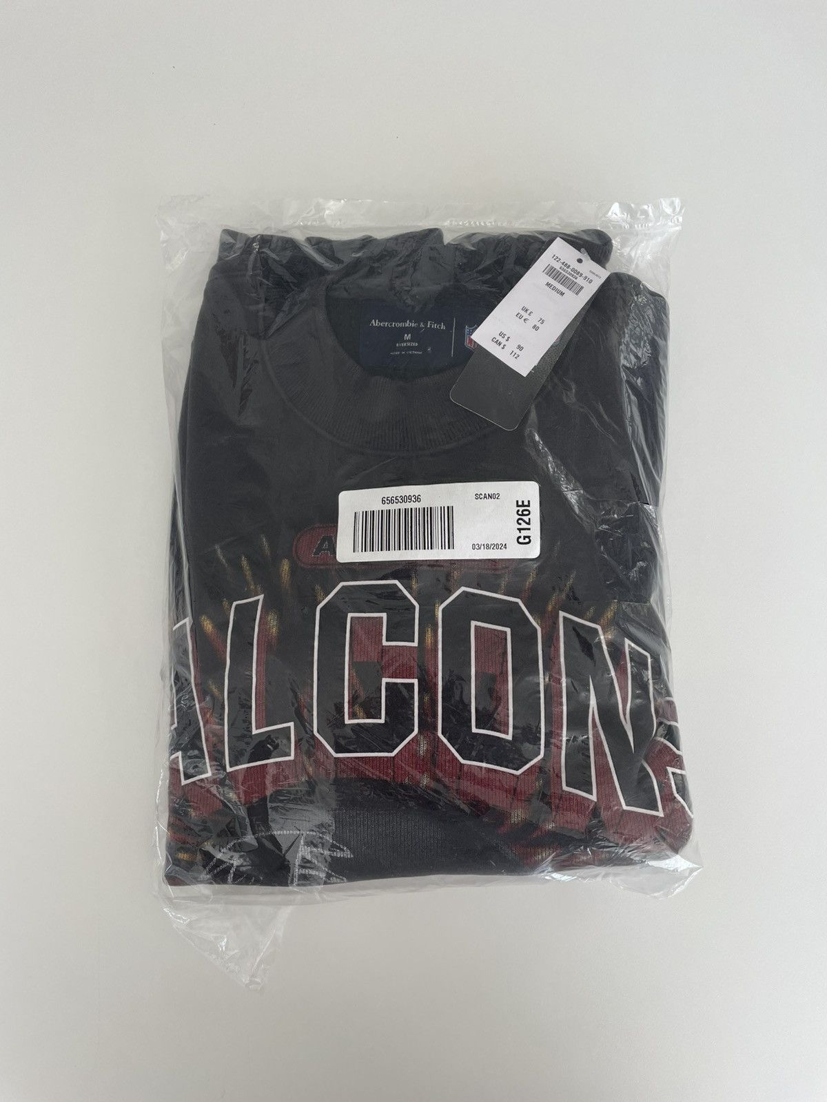 Abercrombie & Fitch Abercrombie Atlanta Falcons Crewneck Size US M / EU 48-50 / 2 - 1 Thumbnail