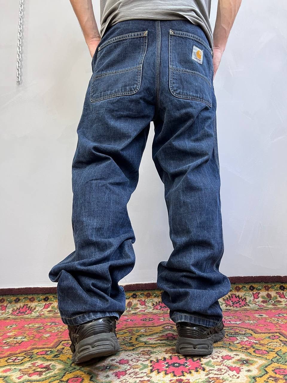 Carhartt × Vintage Crazy Vintage Carhartt Carpenter Pants Faded Distressed Size US 30 / EU 46 - 1 Thumbnail
