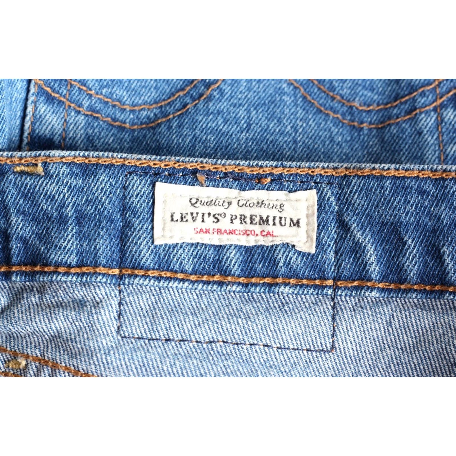 Levi's LEVI’S RIBCAGE STRAIGHT PREMIUM Jeans Women W25 L29 Stretch DZ7568 Size 42" / US 20 - 7 Thumbnail