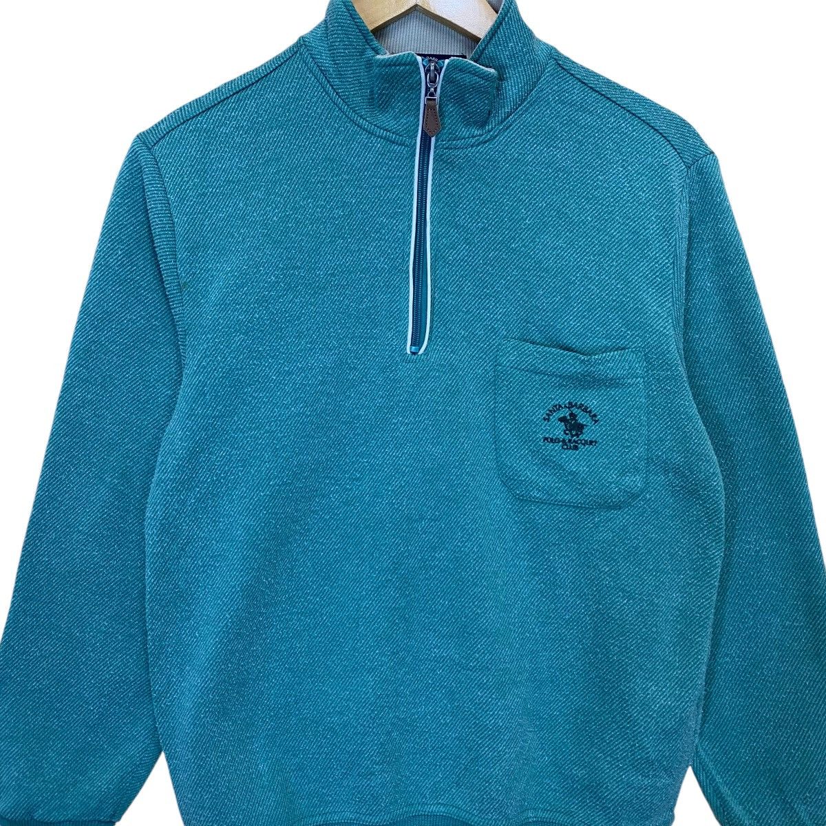 Beverly Hills Polo Club Santa Barbara Polo & Racquet Halfzip Sweatshirt Size US M / EU 48-50 / 2 - 7 Thumbnail
