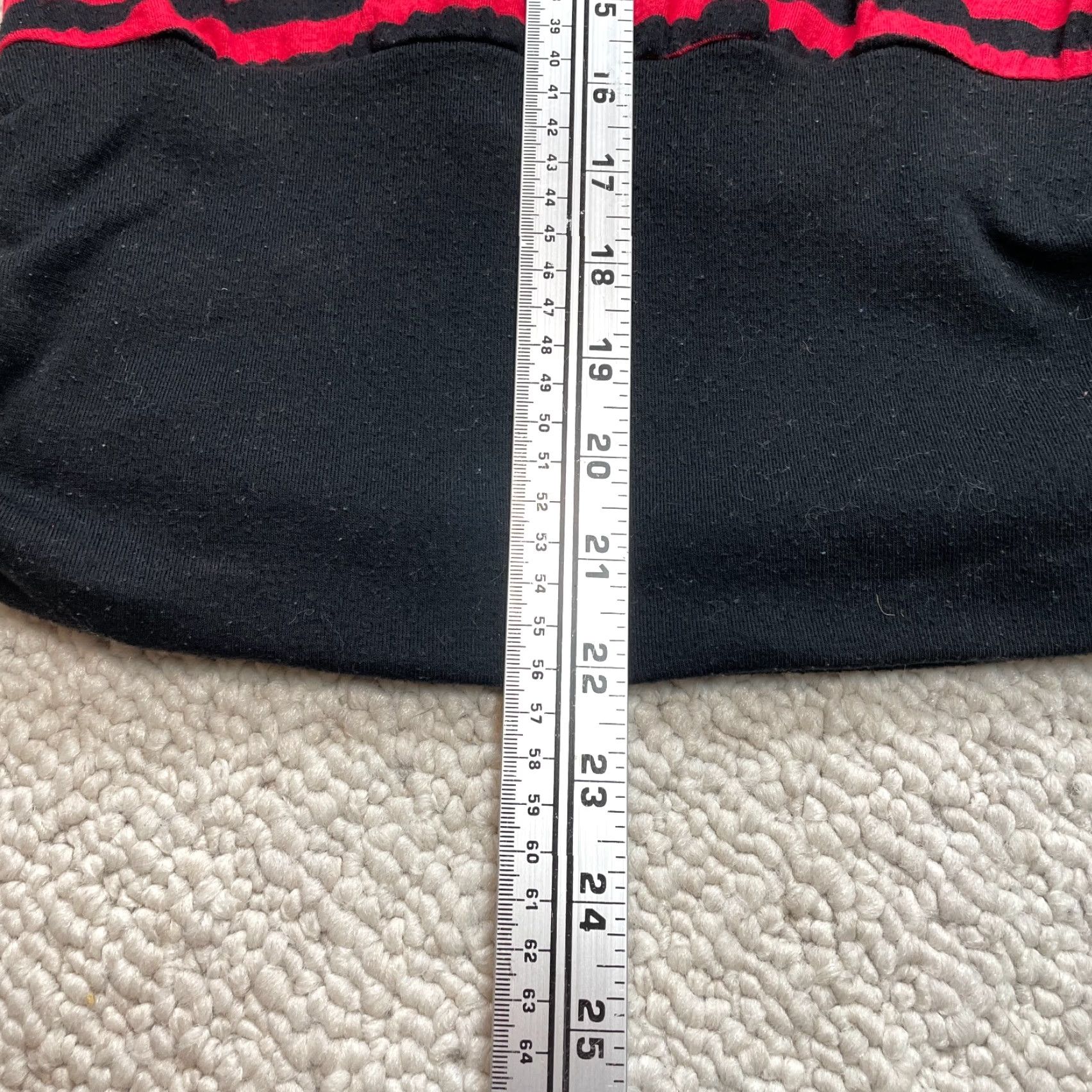 Merona Merona Sweater Shirt Womens Medium Black Red Striped Cowl Neck Short Sleeve Knit Pullover All Seasons Size M / US 6-8 / IT 42-44 - 7 Thumbnail