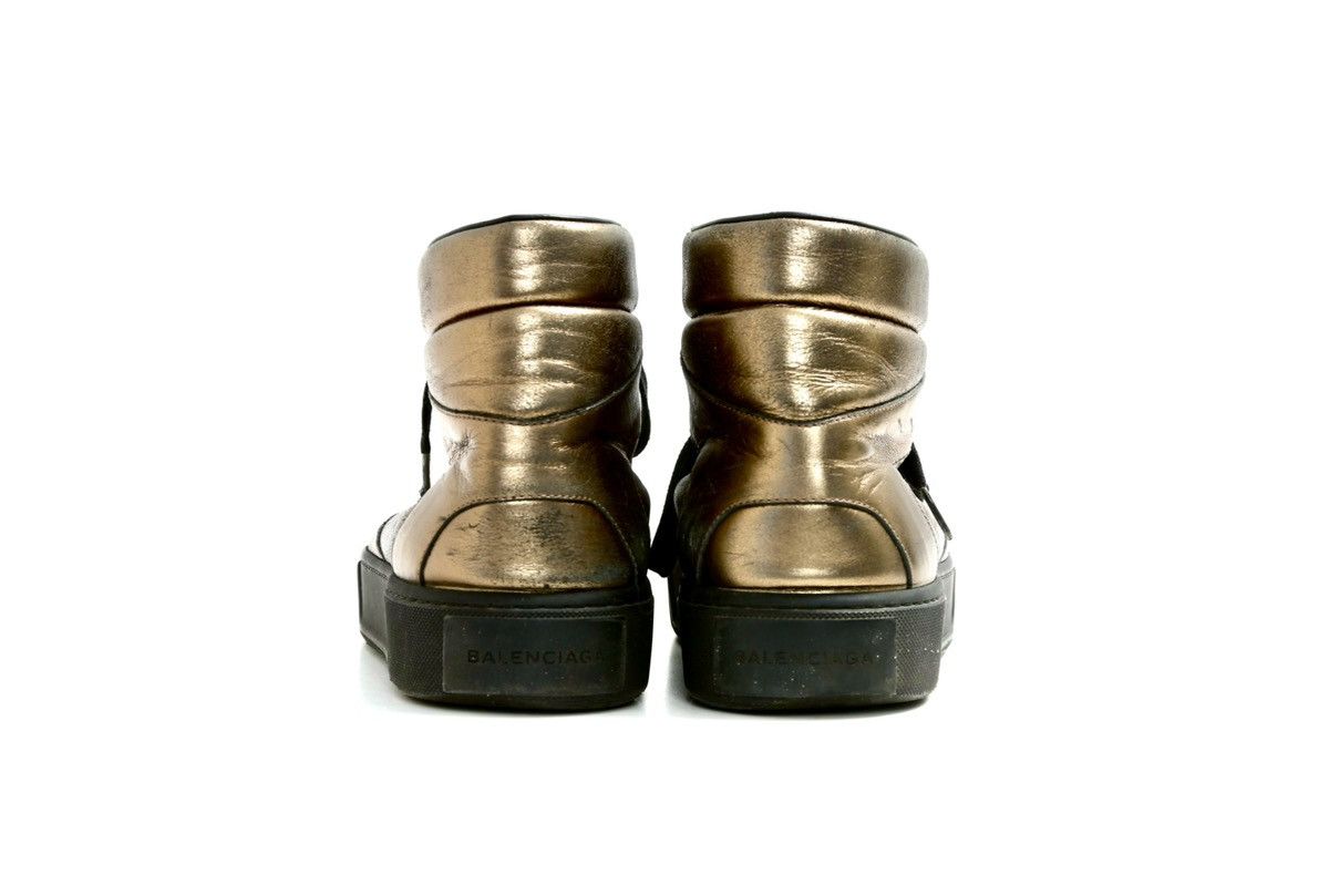 Balenciaga × Vintage Balenciaga Leather Hi-Top Sneakers Size US 10.5 / EU 43-44 - 5 Thumbnail