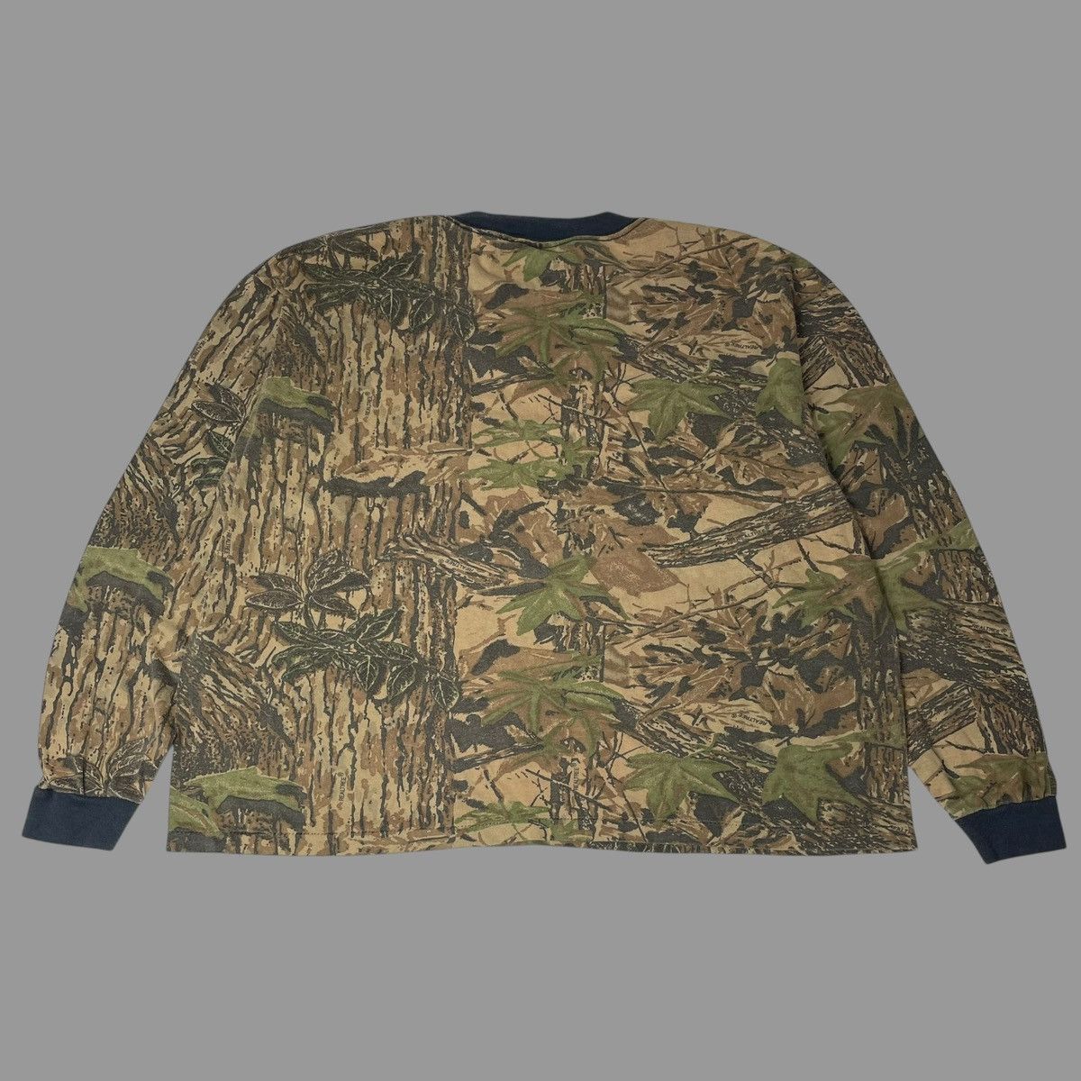 Vintage Vintage 90s long sleeve camo shirt Size US M / EU 48-50 / 2 - 2 Thumbnail