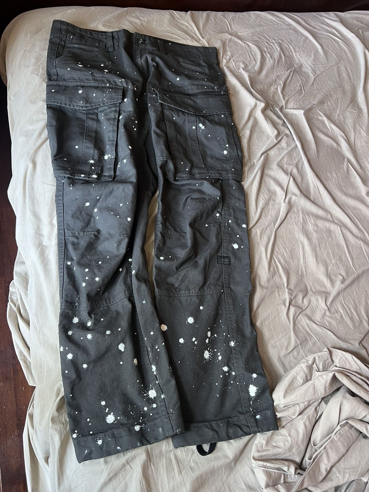 G-Star Paint Splatter Gstar Rovic Cargo Oants Size US 32 / EU 48 - 1 Thumbnail