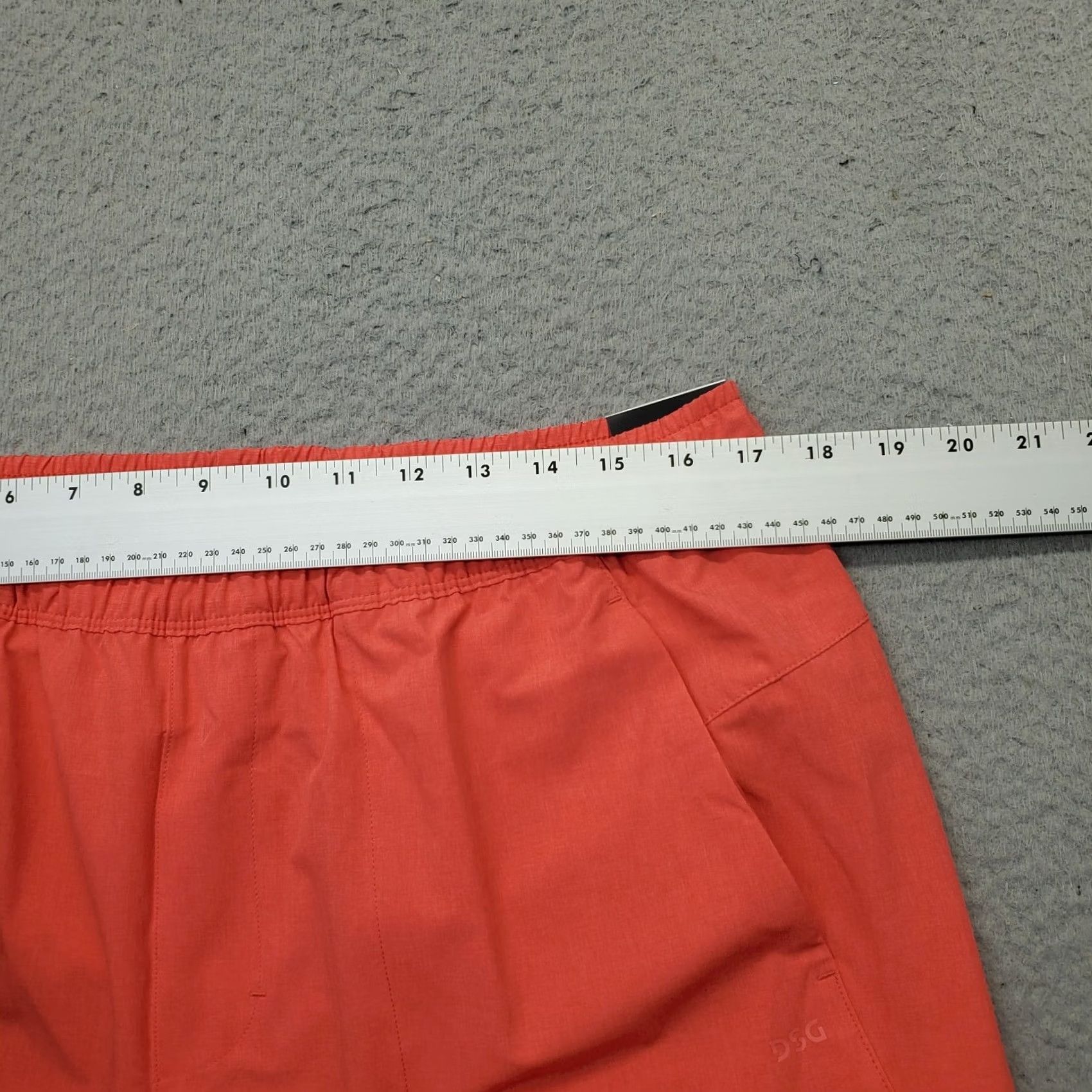 Vintage DSC Mens L Red Athletic Shorts 8" Inseam Elastic Waist Pockets Stretch NS Size US 33 - 6 Thumbnail