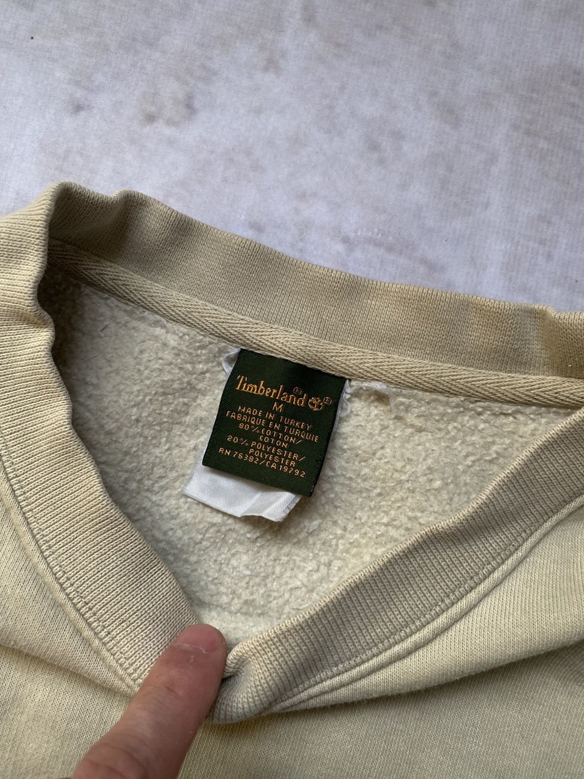 Timberland × Vintage Vintage Timberland Embroidered Logo Y2k Sweatshirt Rare (M) Size US M / EU 48-50 / 2 - 5 Thumbnail