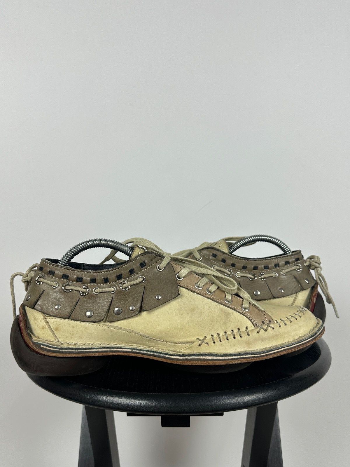 Marithe + Francois Girbaud Vintage Marithé + François Girbaud Leather Moccasin Shoes Size US 7 / EU 40 - 7 Thumbnail