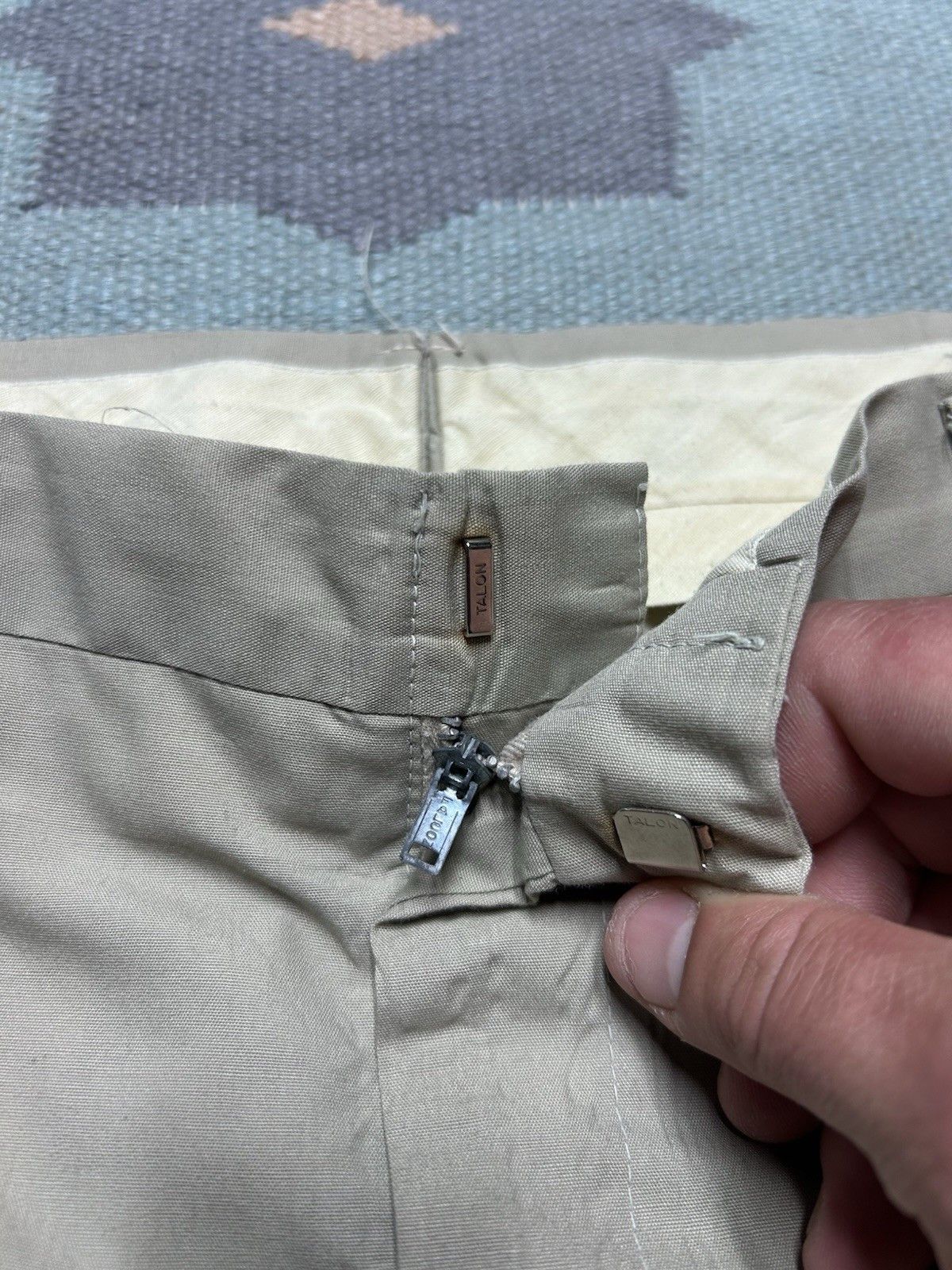 Vintage Vtg 1960s lightweight work pants slacks poly cotton 31x31 Size US 31 - 5 Thumbnail
