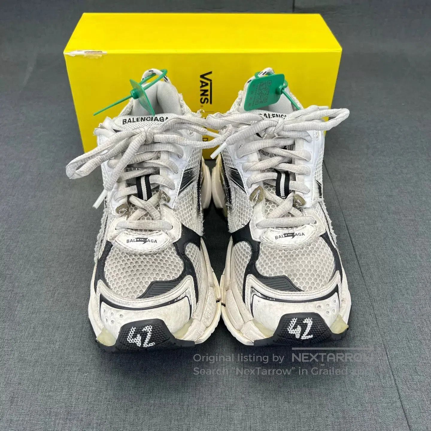 Balenciaga Multi Color Low Top Sneakers Size 9. Size US 9 / EU 42 - 4 Thumbnail