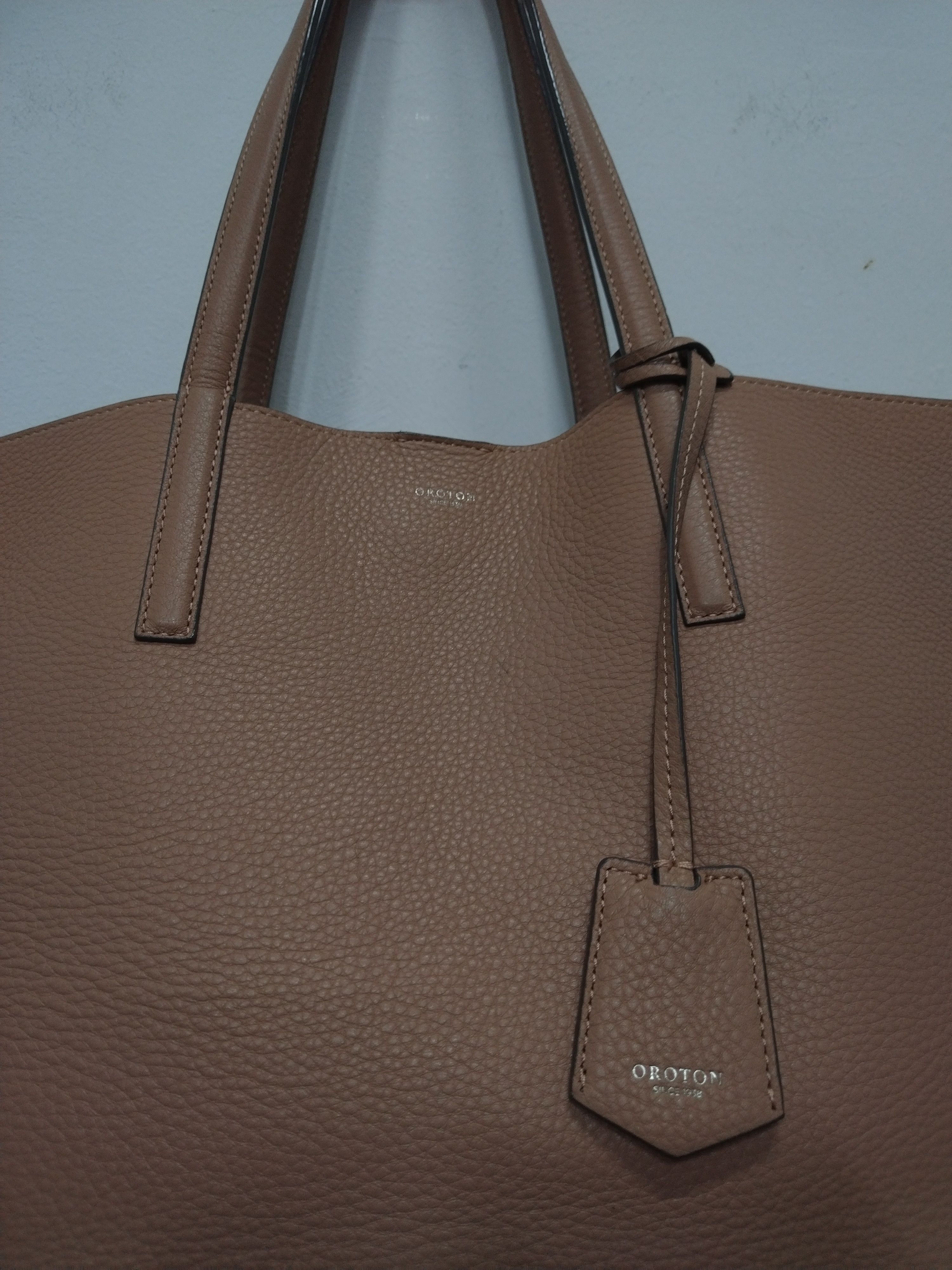 Genuine Leather AUTHENTIC OROTON GENUINE LEATHER TOTE BAG Size ONE SIZE - 8 Thumbnail