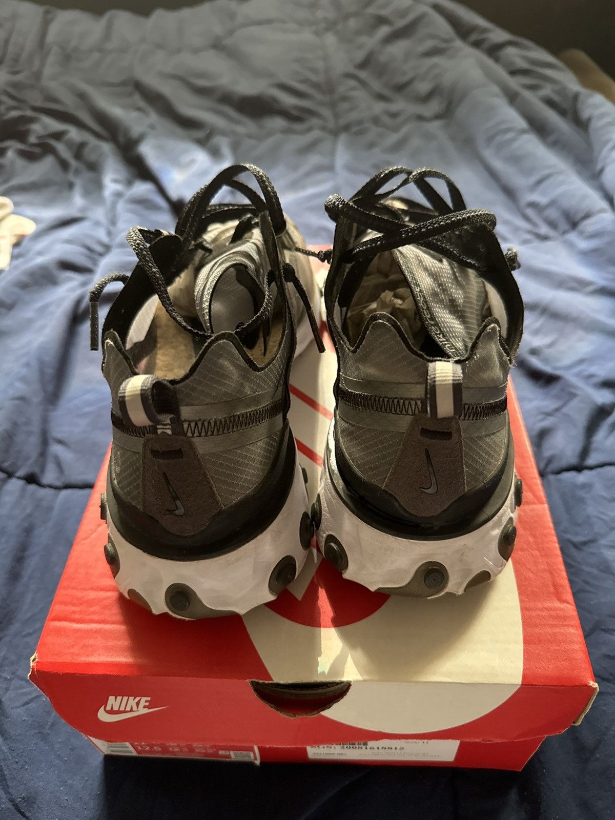 Nike Nike React Element 87 Anthracite Black Size US 11 / EU 44 - 5 Thumbnail