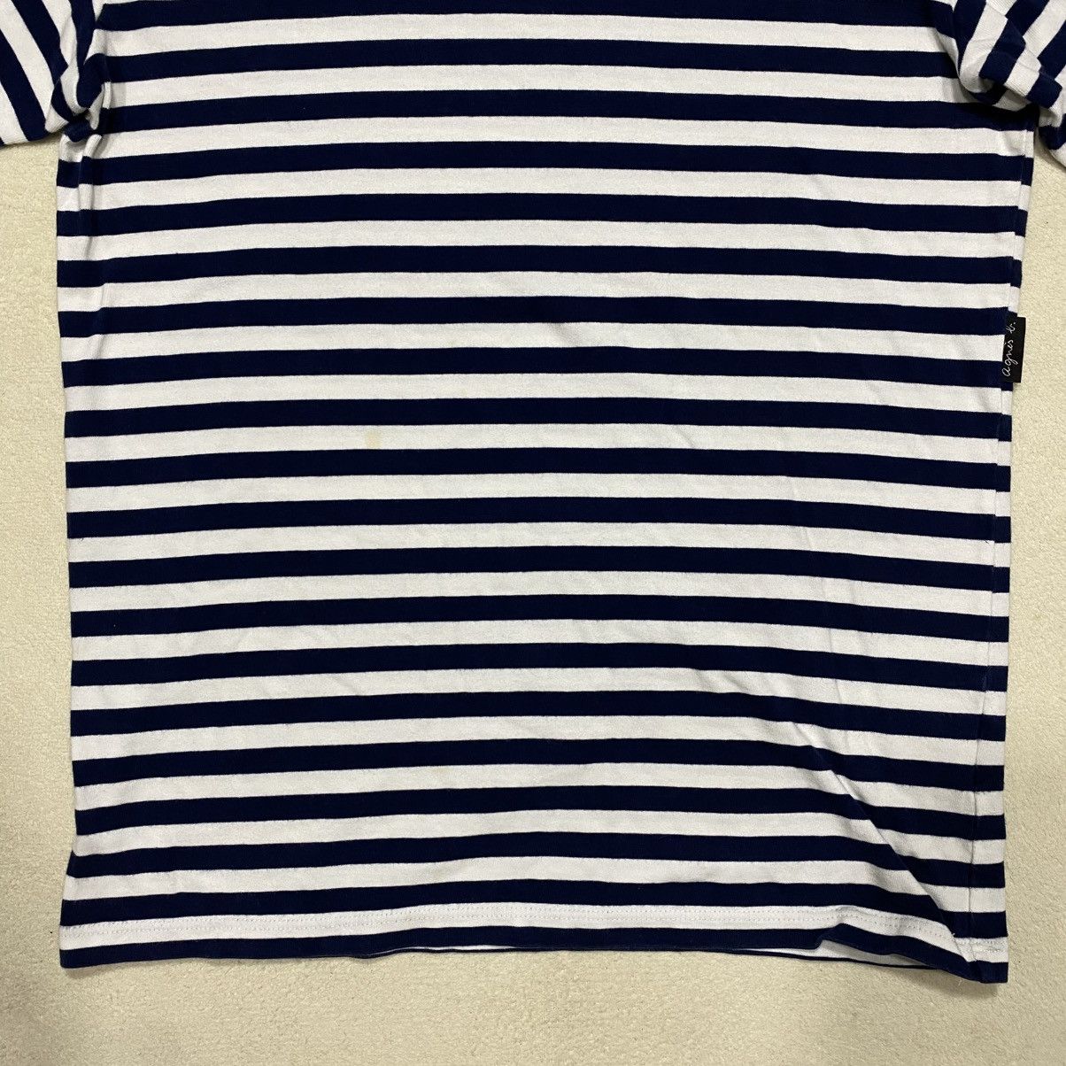 Designer × agnes b. AGNES. B Striped Long Sleeve T-shirt Size S / US 4 / IT 40 - 3 Thumbnail