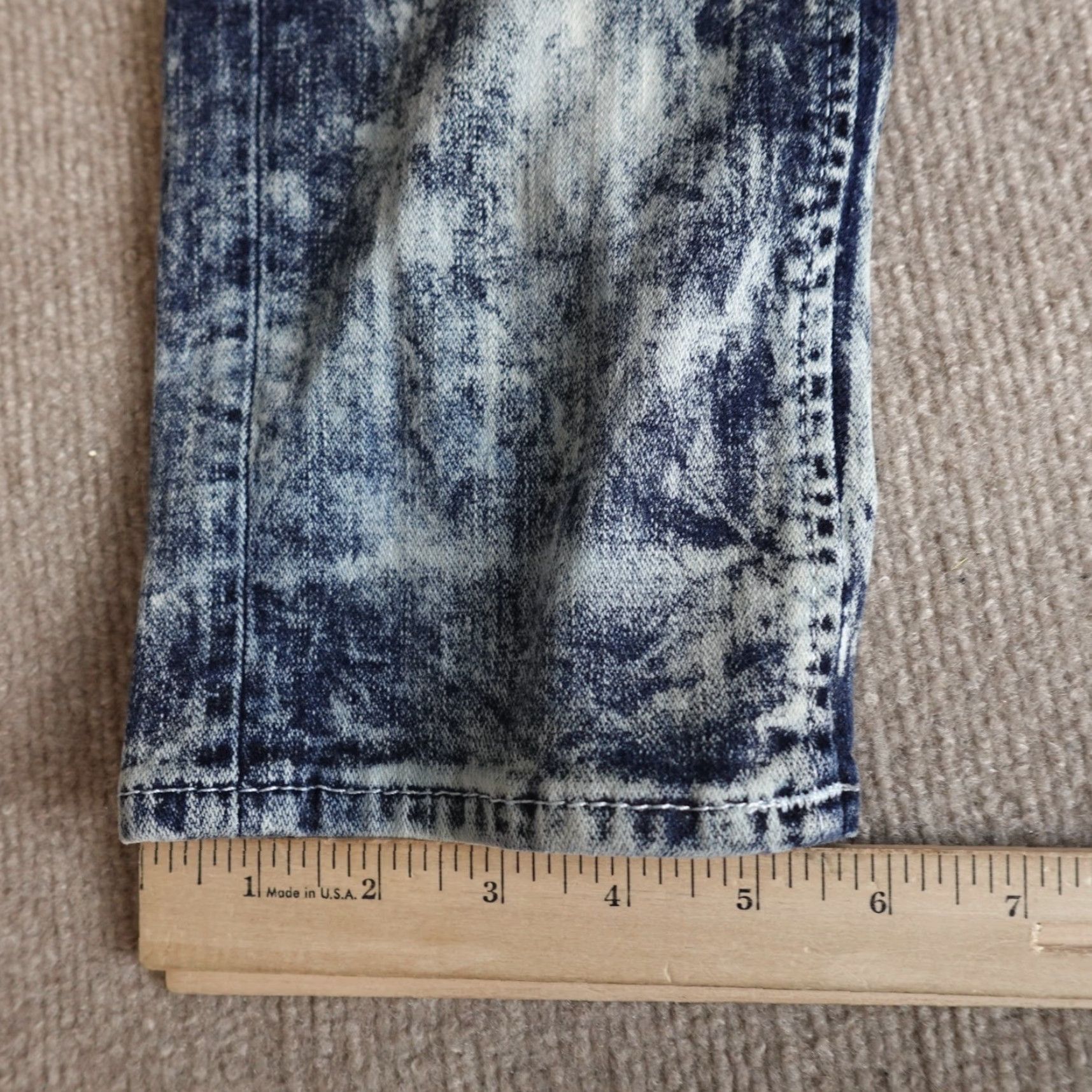 True Religion True Religion Jeans Womens 30 Blue Moto Skinny Stonewash Denim 5-Pocket Rise Mid Inseam 31.5 Inseam Regular Pink? Size 30" / US 8 / IT 44 - 6 Thumbnail