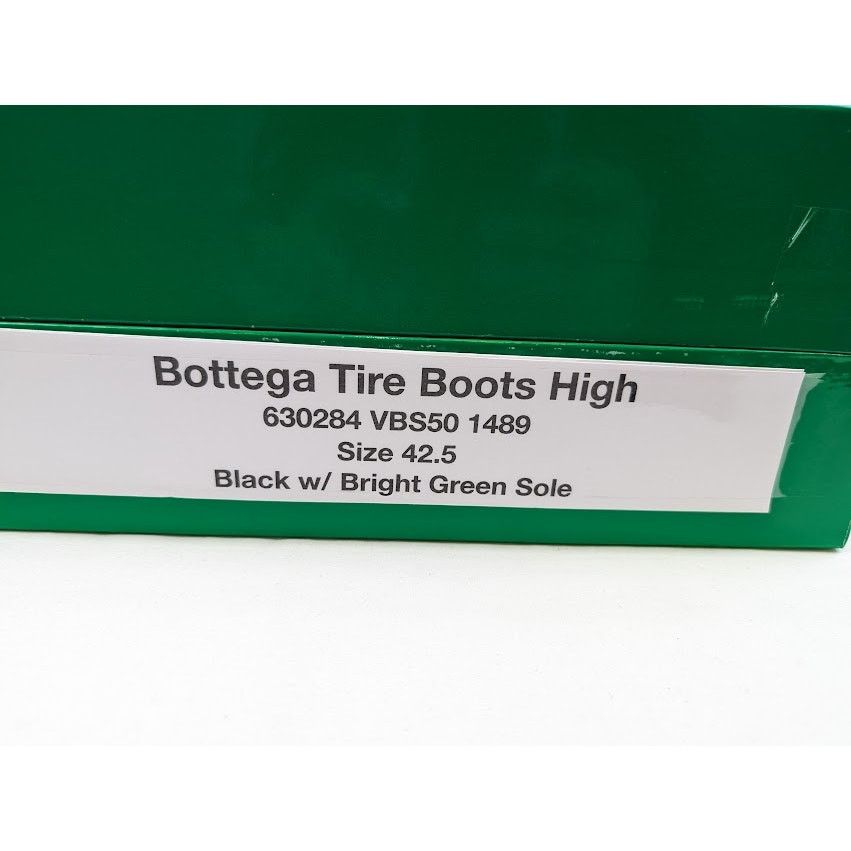 Bottega Veneta o1rshd1 Tire High Boots in Black w/ Bright Green Sole Size US 9.5 / EU 42-43 - 22 Thumbnail
