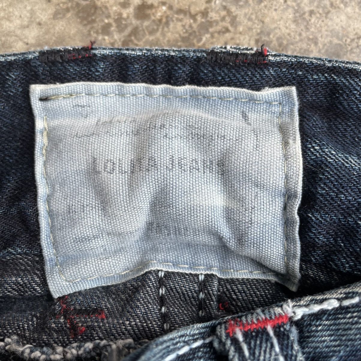 Japanese Brand 🔥🇯🇵Vintage Lolita Stoned Washed Women Denim Jeans Size 29" - 11 Thumbnail