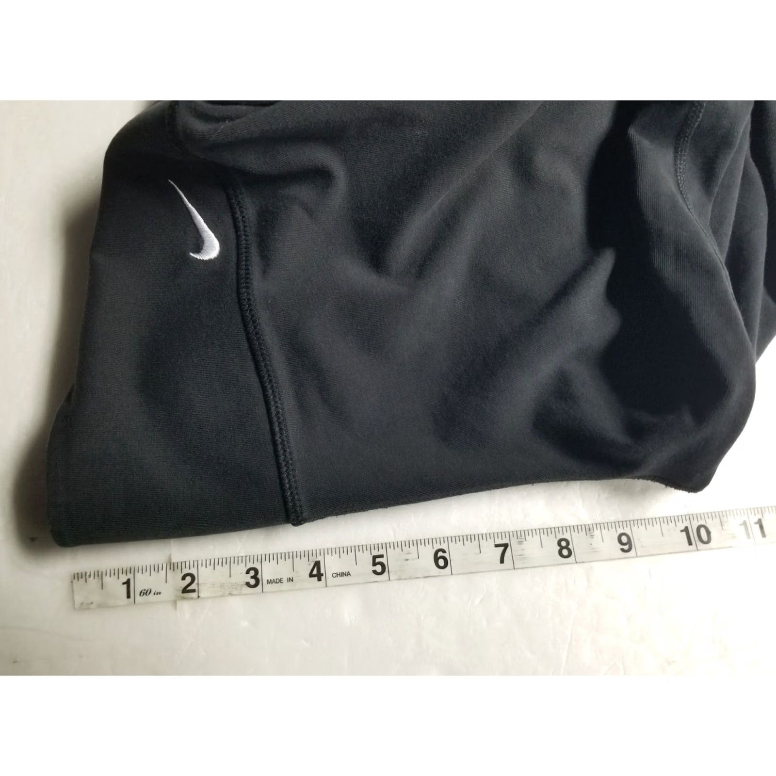 Nike Nike Dri Fit Crop Leggings Women Black Stretch Pull-On Size M Size 32" / US 10 / IT 46 - 4 Thumbnail