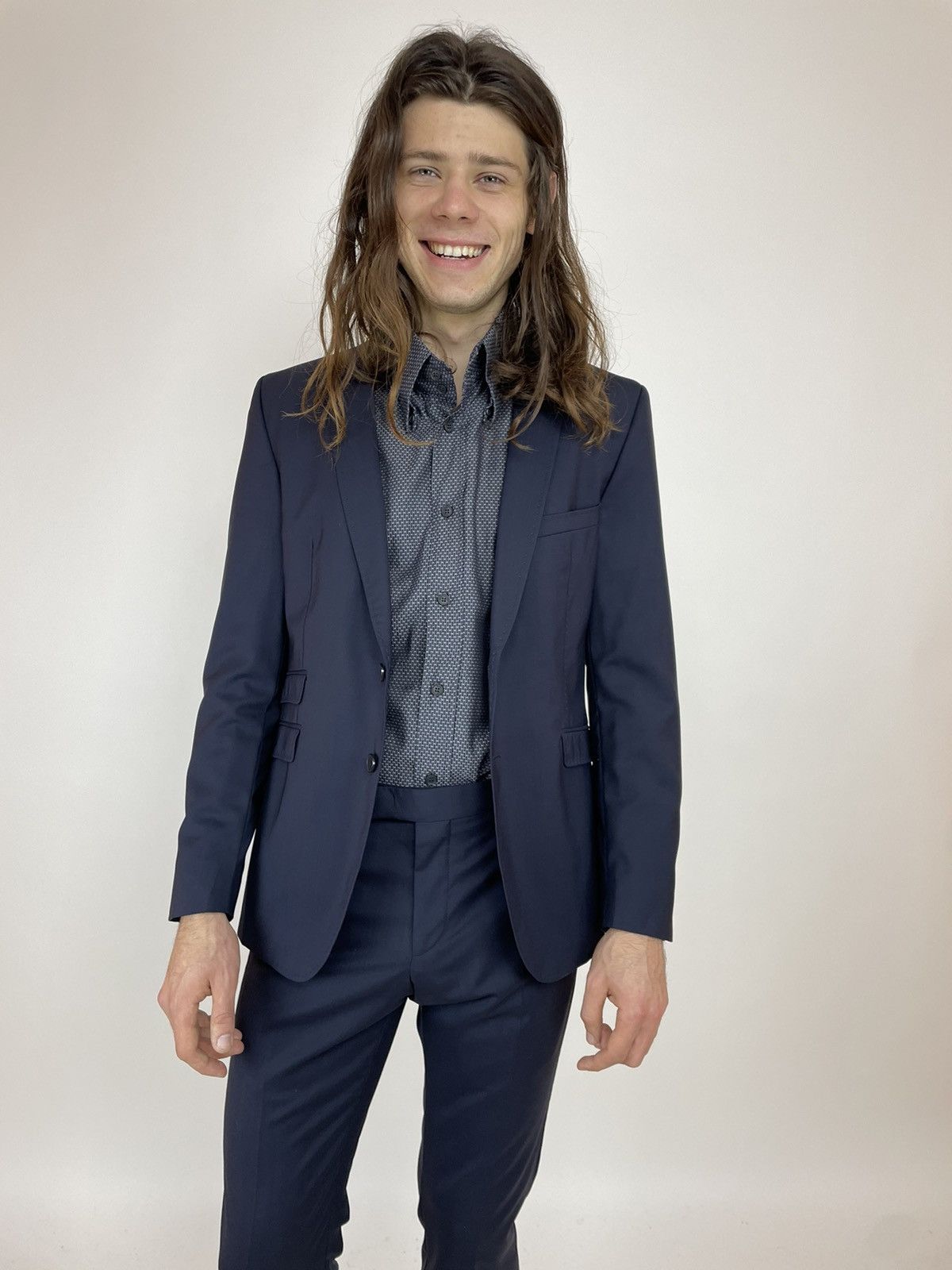 Strellson Strellson Black Wool Suit Extra Slim size 44 - Small Size 44S - 5 Thumbnail