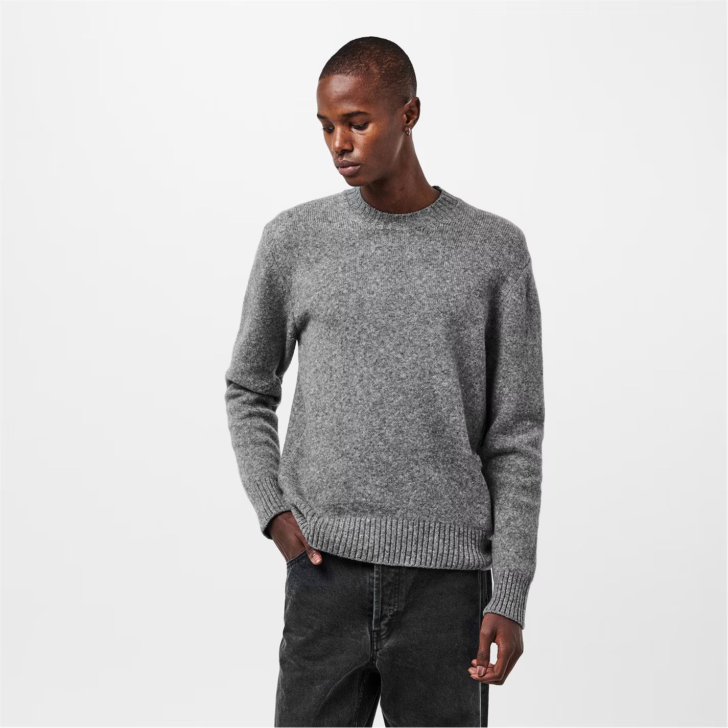 Dolce & Gabbana o1g2r1mq0426 Classic Crew Neck Jumper in Grey Melange Size US S / EU 44-46 / 1 - 3 Thumbnail