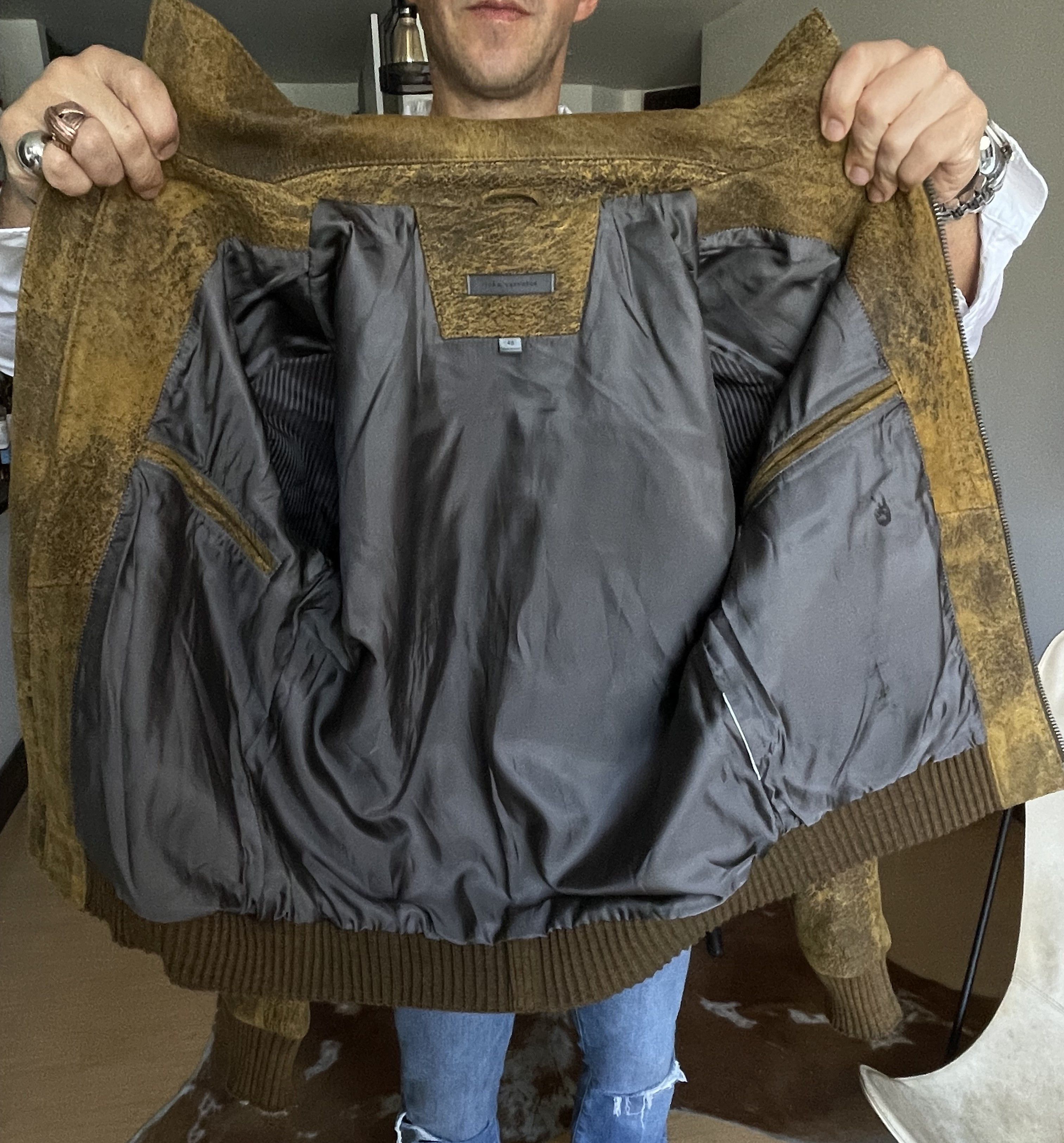 John Varvatos $2,498 JOHN VARVATOS Leather Moto Bomber Jacket Size US M / EU 48-50 / 2 - 10 Thumbnail