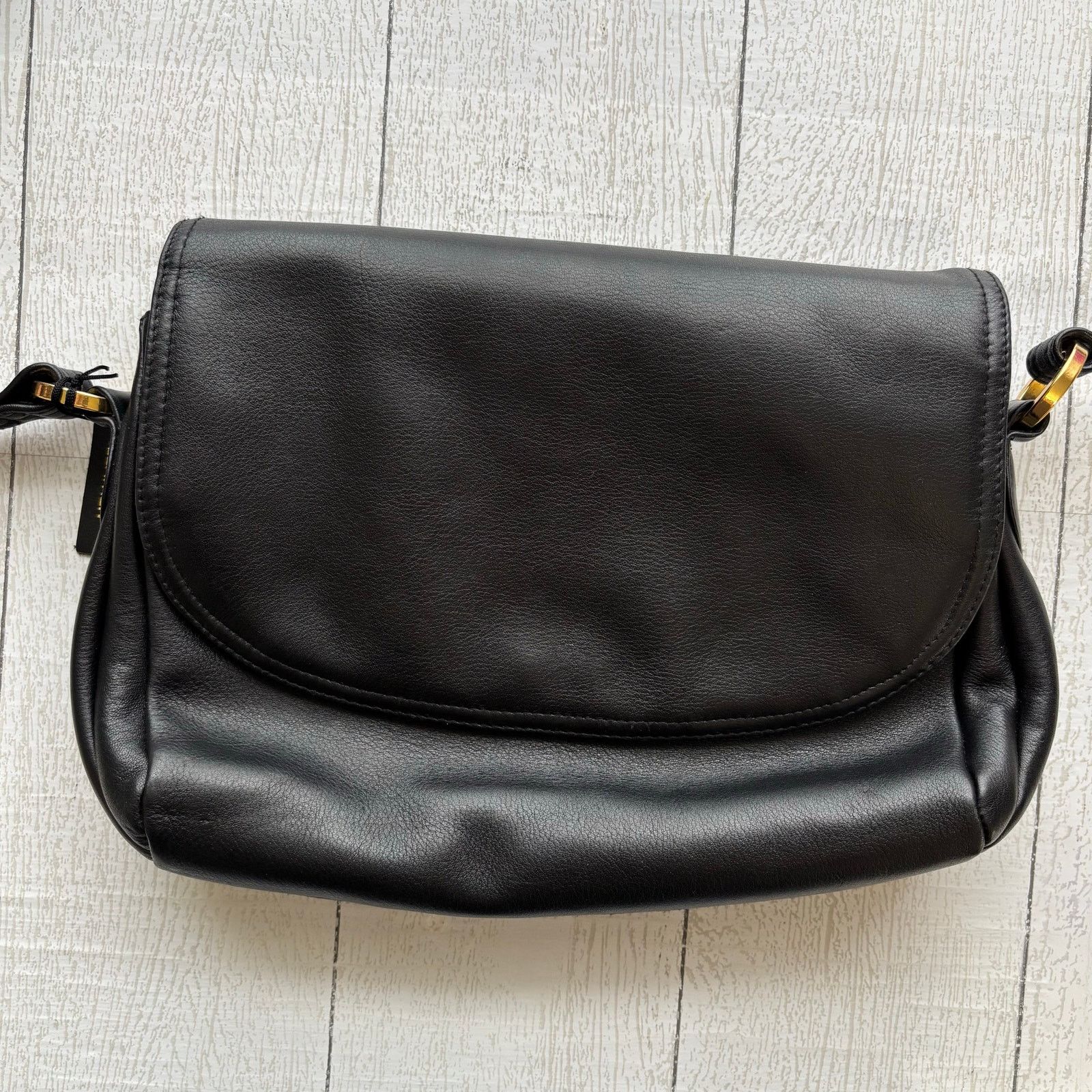 Other Charter Club Black Leather Shoulder Bag NWOT Size ONE SIZE - 2 Thumbnail