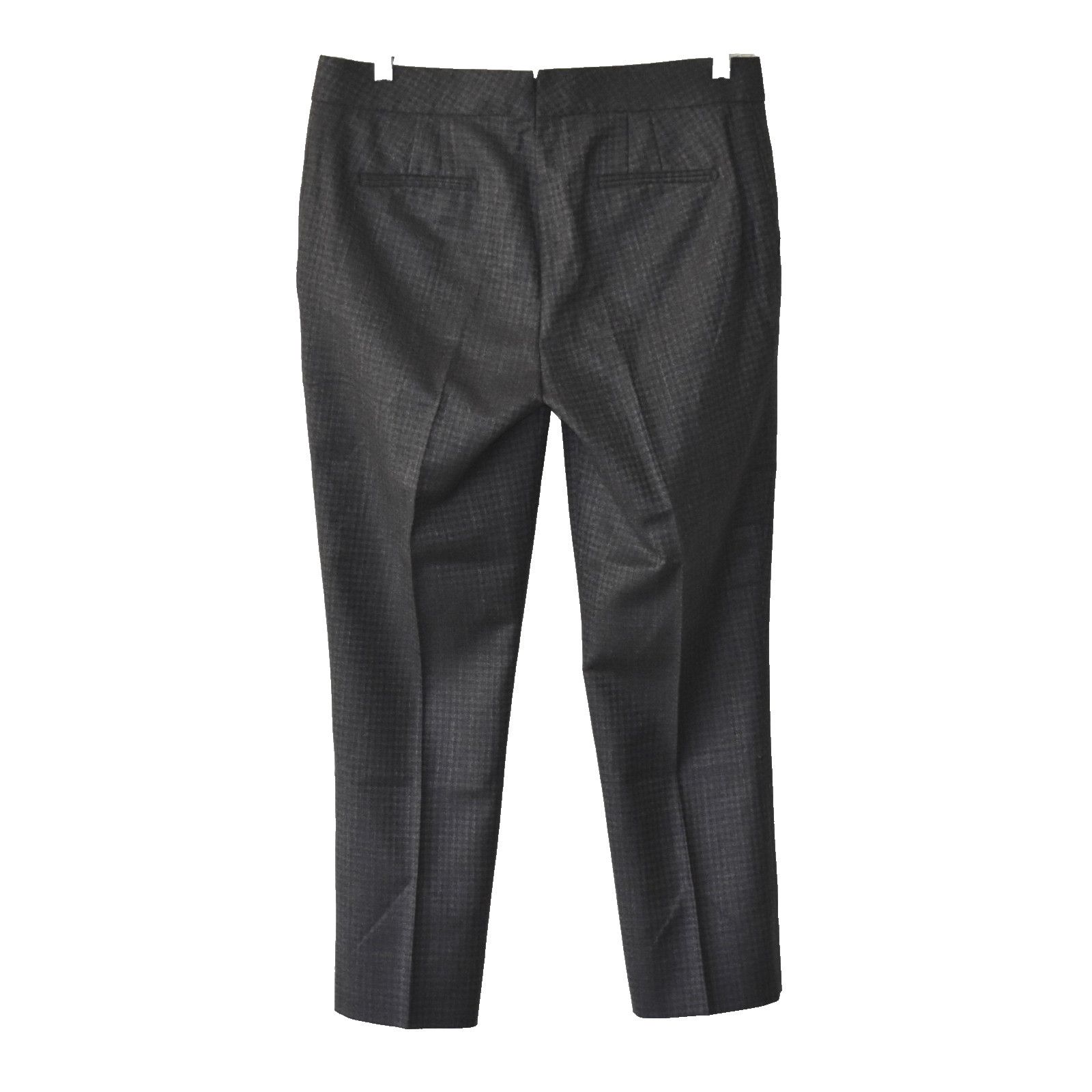 Tom Ford TOM FORD Micro Check Wool & Silk Tapered Leg Trousers Sz 46 Size US 30 / EU 46 - 3 Thumbnail