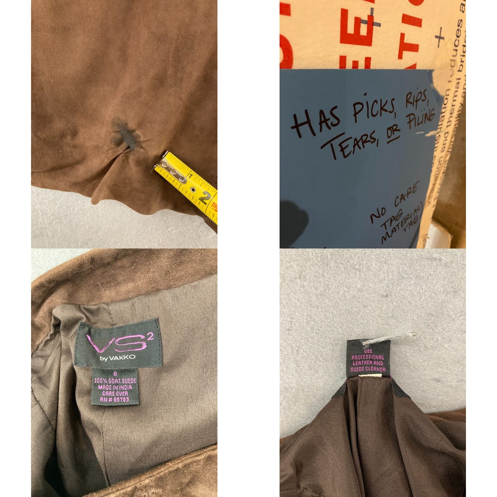 Vintage VINTAGE Vakko Suede Midi Skirt Peasant Flair Brown Women's Size 8 Size 30" / US 8 / IT 44 - 8 Thumbnail
