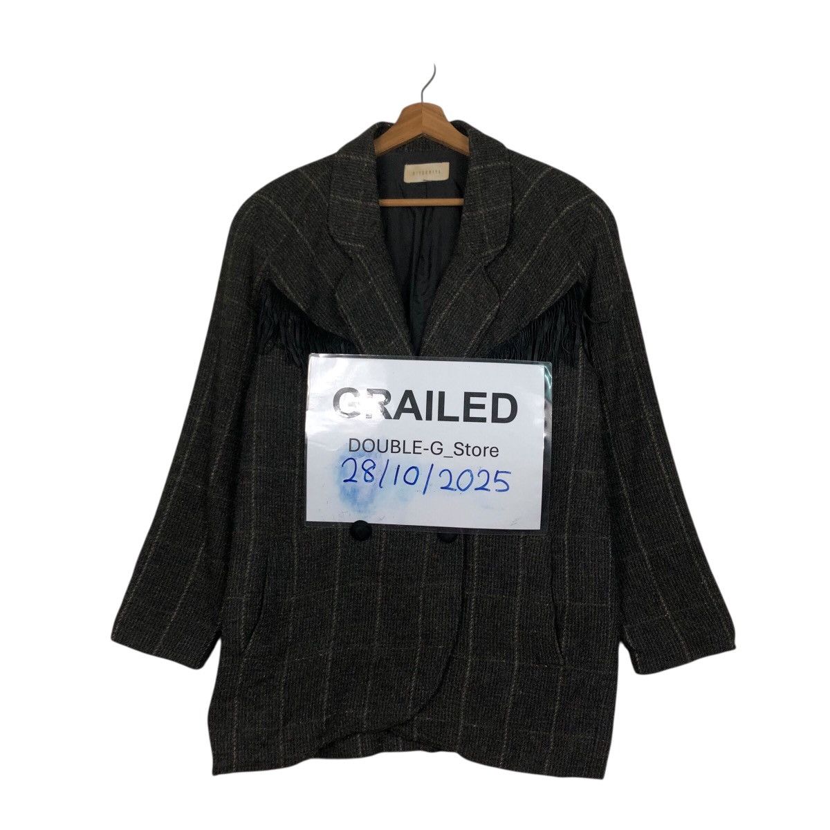 Japanese Brand 📌Wool Jacket Boro Design Western Hiyoshiya Issey Miyake Size US M / EU 48-50 / 2 - 1 Thumbnail