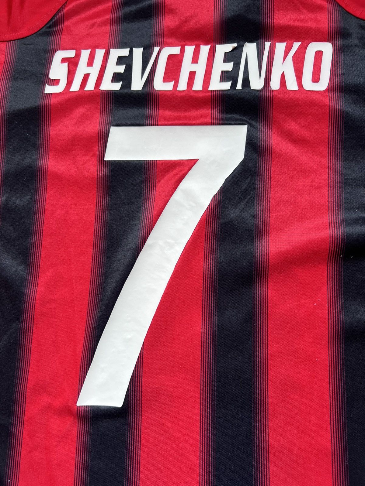 Adidas 2004/05 Adidas AC Milan #7 SHEVCHENKO Home Soccer Jersey XL Size US XL / EU 56 / 4 - 13 Thumbnail