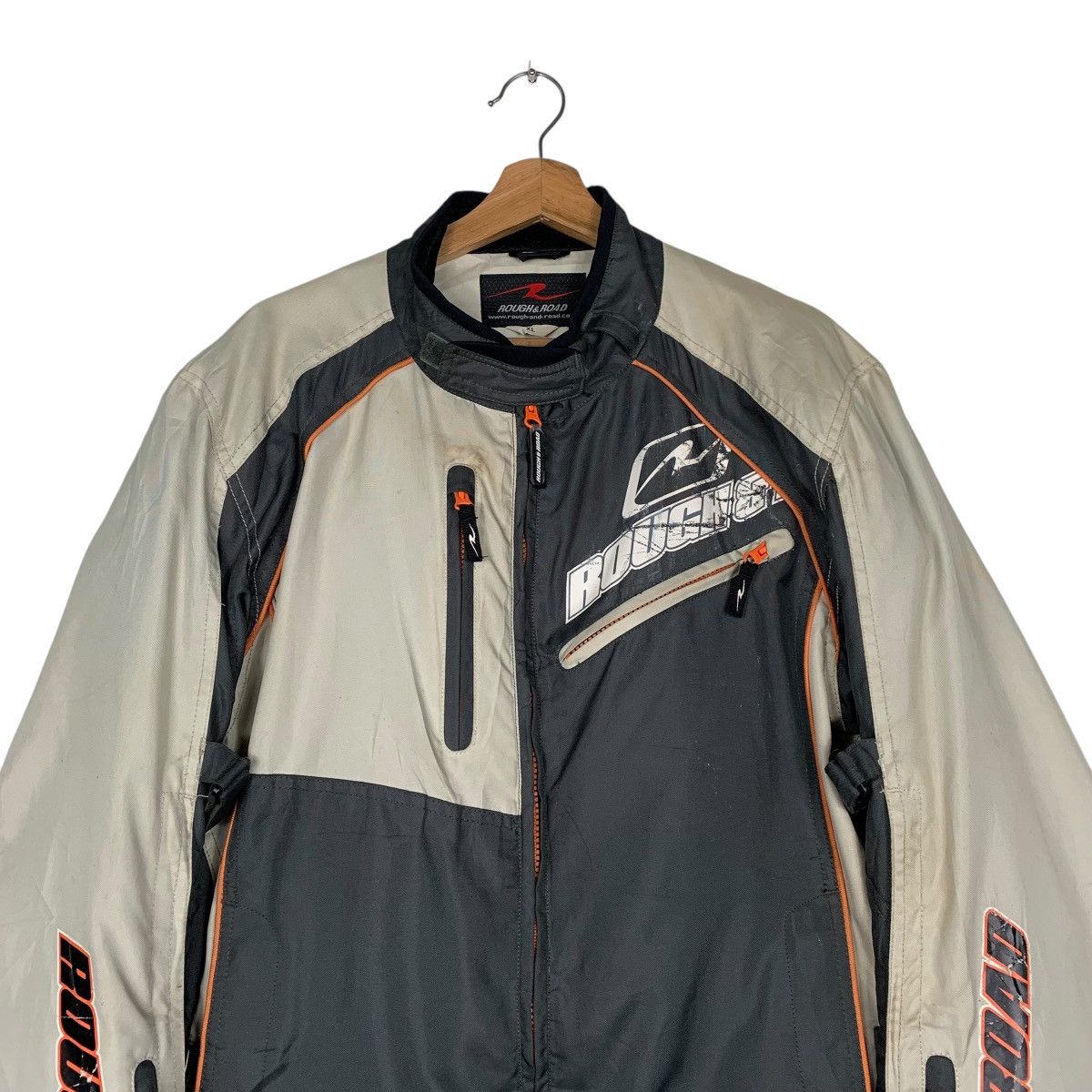 Japanese Brand Rough & Road Racing Motorcycle Riding Jacket Size US XL / EU 56 / 4 - 2 Thumbnail