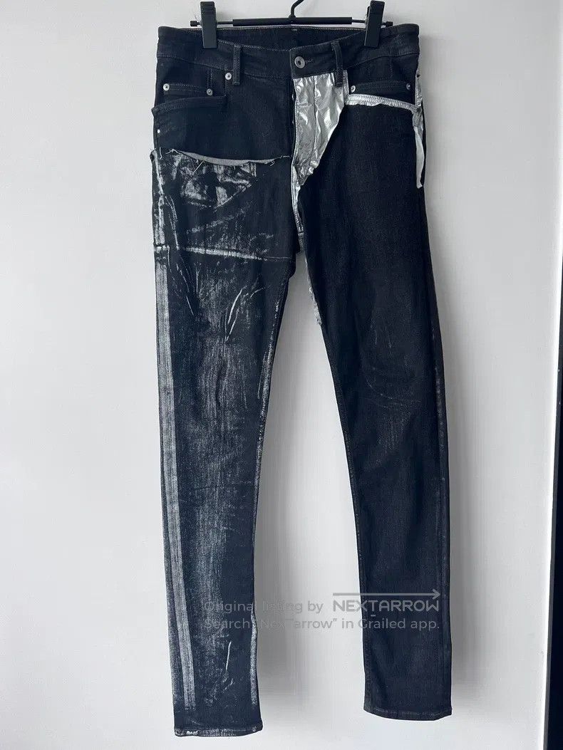 Rick Owens Rick Owens Patchwork denim trousers Size US 32 / EU 48 - 1 Thumbnail