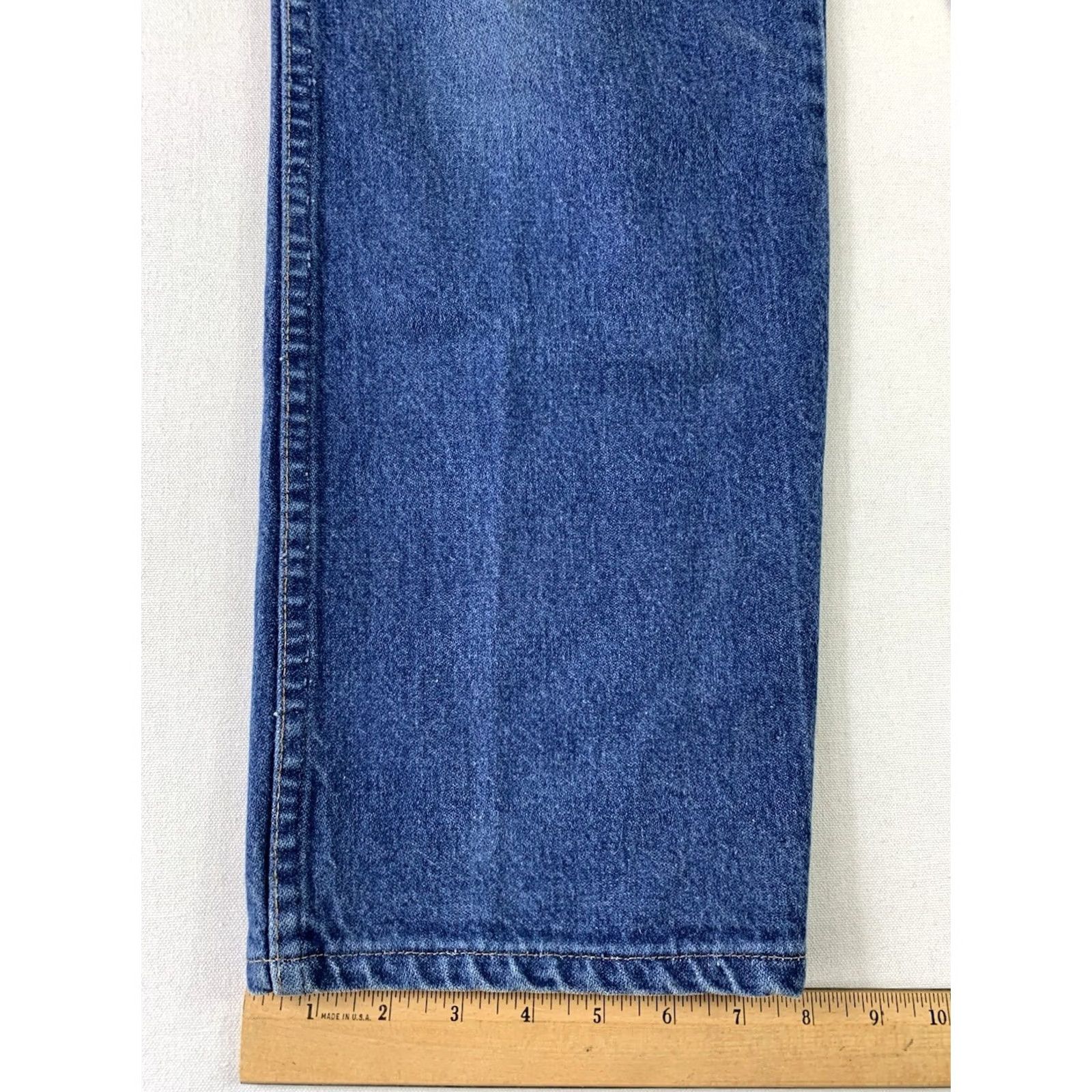 Wrangler Mens Wrangler Cowboy Cut Jeans 28x31 Blue Straight Made In USA Size US 28 / EU 44 - 3 Thumbnail