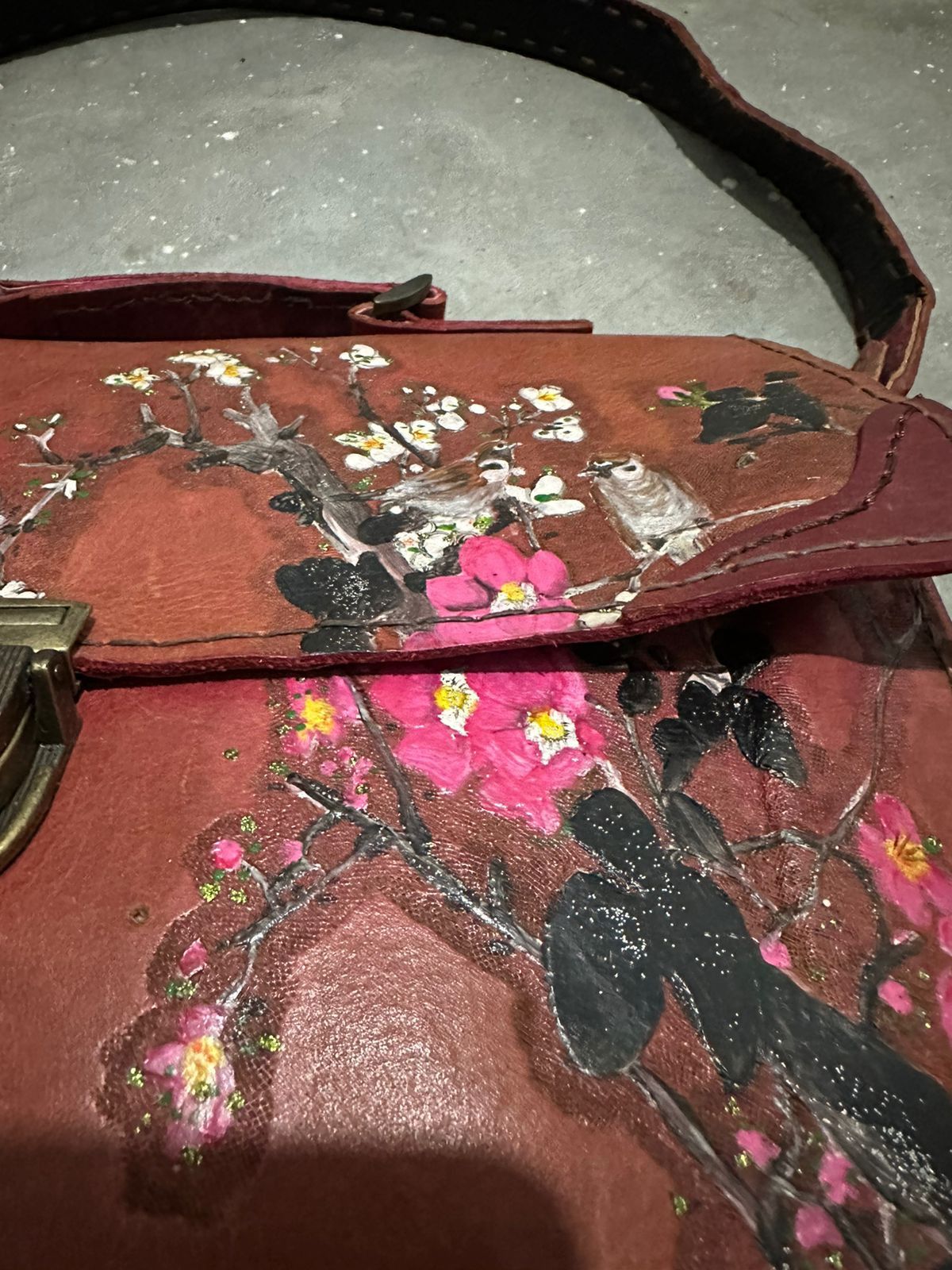 Beautiful Art Leather Bag