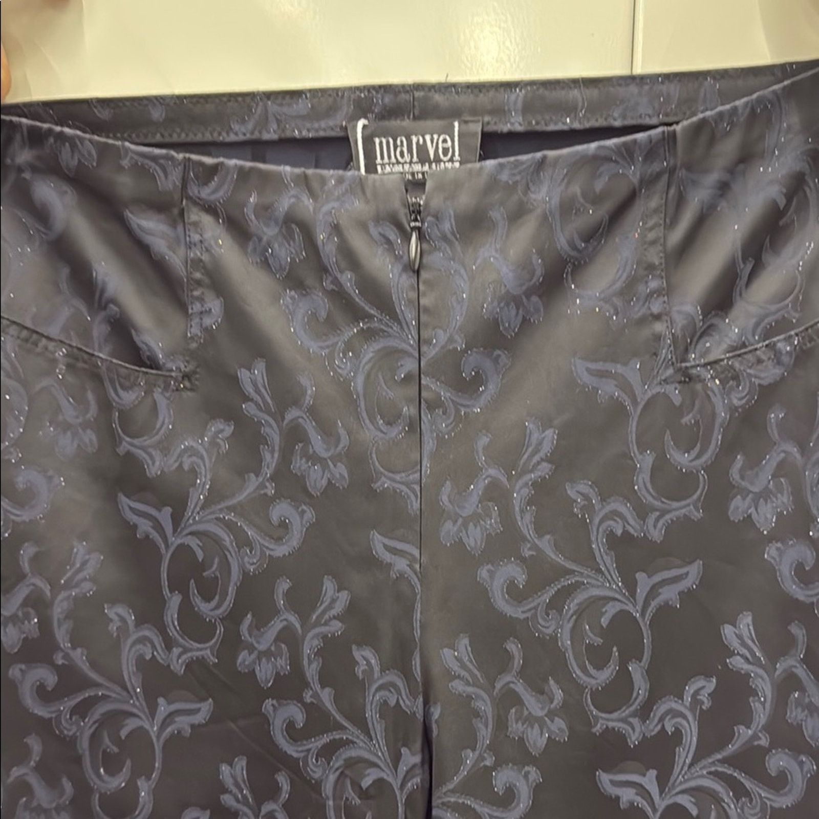 Other Marvel by La Perla Blue RARE Patterned Pants Size S Size 26" / US 2 / IT 38 - 2 Thumbnail