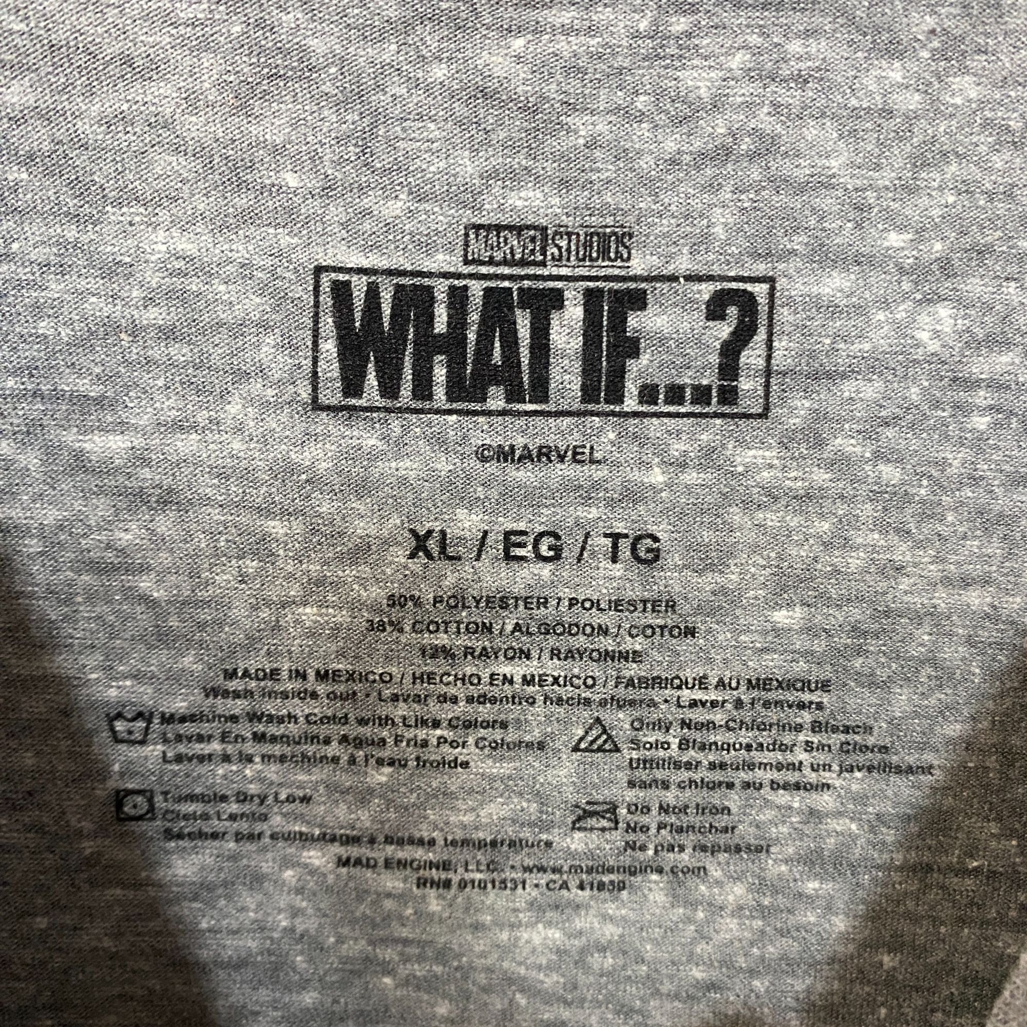 Marvel Comics Marvel What If Captain Carter Gray T-Shirt XL Size US XL / EU 56 / 4 - 4 Thumbnail