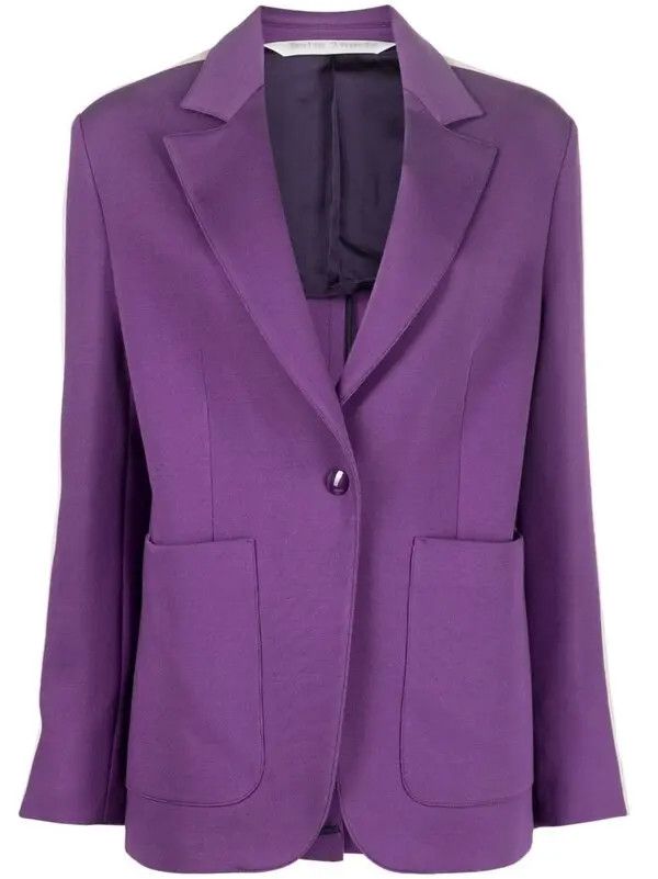 Palm Angels o1y1125 Blazer in Purple Size S / US 4 / IT 40 - 1 Thumbnail