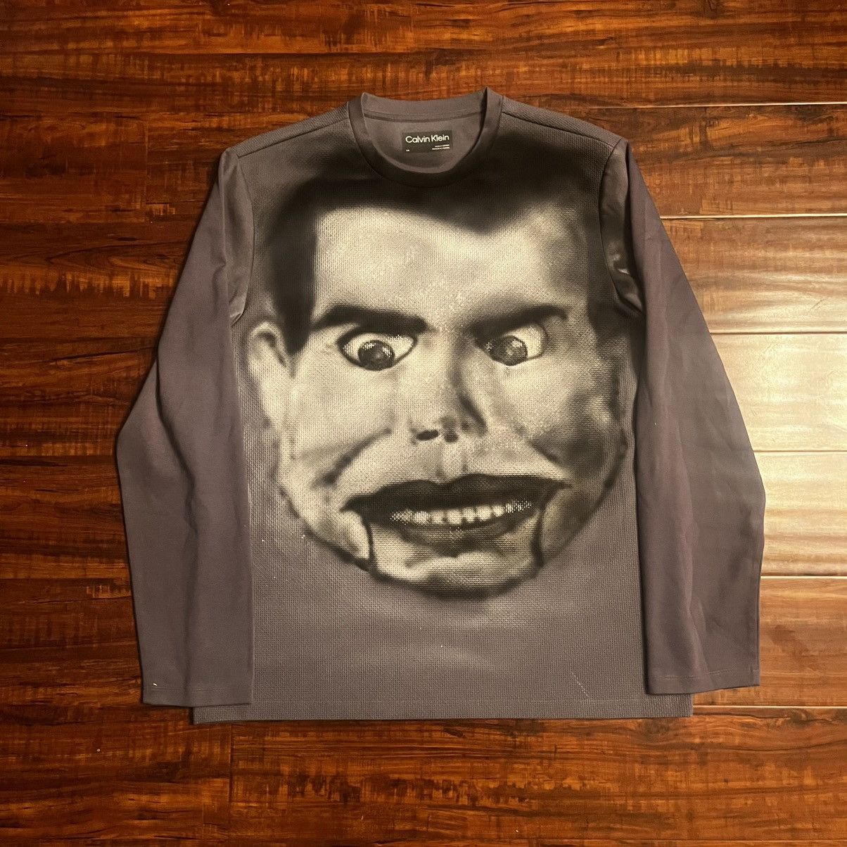 Calvin Klein Custom Slappy “Goosebumps” Inspired Long Sleeve Shirt Size US L / EU 52-54 / 3 - 1 Thumbnail