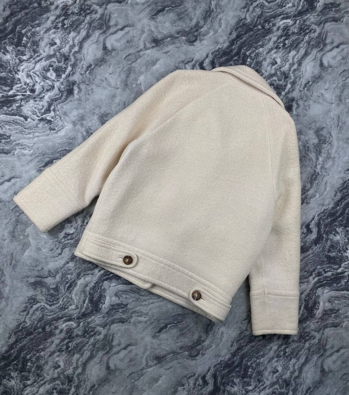 Sezane Sézane Wool Coat Jacket Women Size 34 White Size XXS / US 00 / IT 34 - 2 Thumbnail