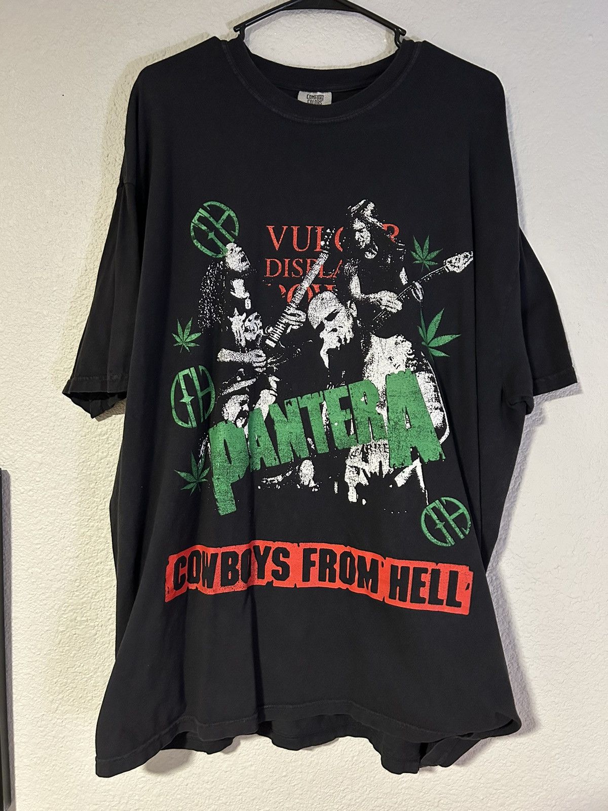 image of Band Tees x Vintage Pantera 1990S Band T-Shirt in Black, Men's (Size 2XL)