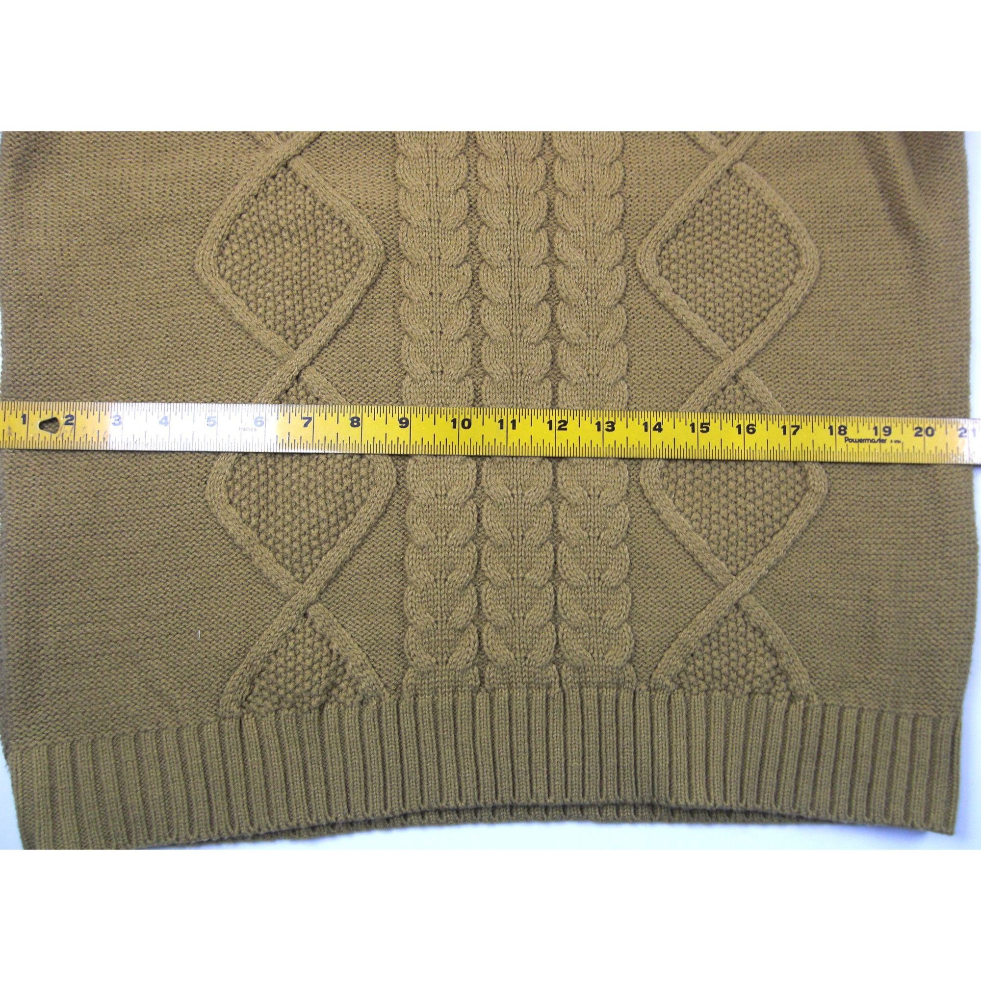 Other ONE OF A KIND 100% Acrylic Women's Brown SWEATER SZ LARGE N Size L / US 10 / IT 46 - 7 Thumbnail