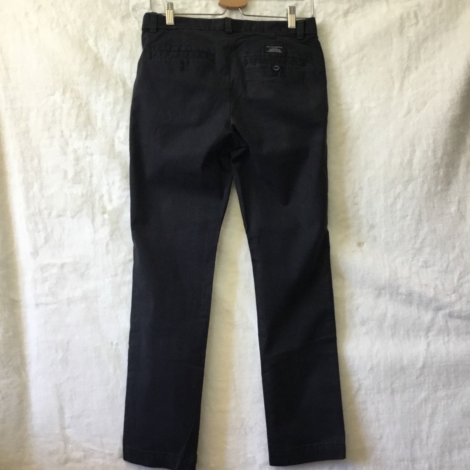 Banana Republic Banana Republic Black Men's Flat Front Aiden Strength Chinos Size US 28 / EU 44 - 5 Thumbnail