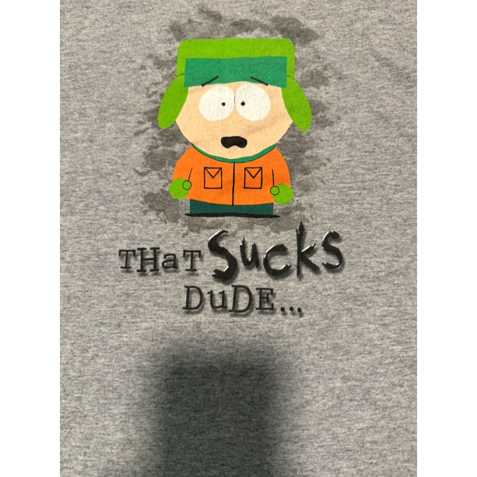 Vintage **VINTAGE 2006 SOUTH PARK KYLE THAT SUX DUDER T-SHIRT XL GRAY** User: VINTAGE 2006 SOUTH PARK KYLE THAT SUX DUDER T-SHIRT XL GRAY Size US XL / EU 56 / 4 - 5 Thumbnail