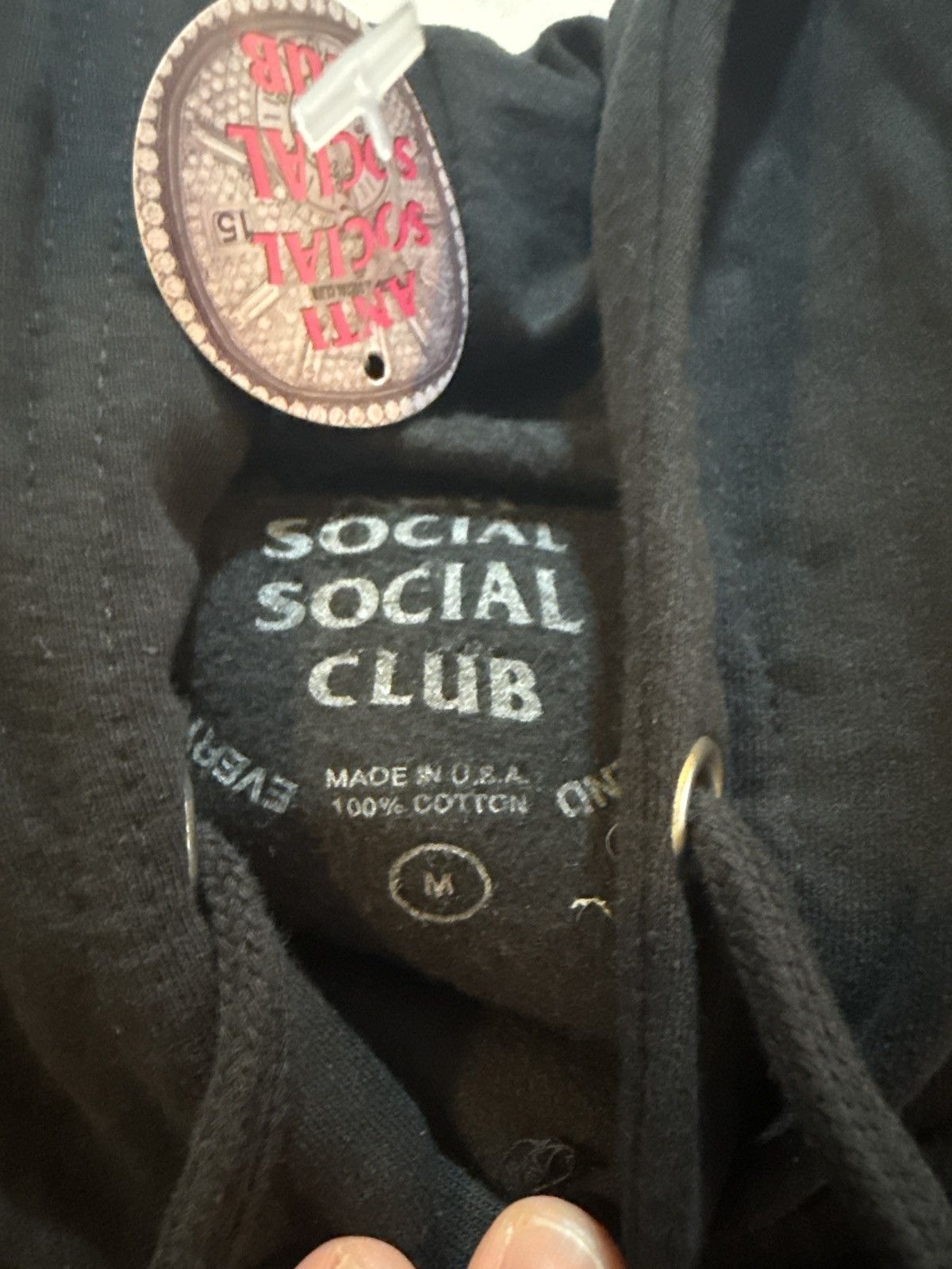 Anti Social Social Club Anti Social Social Club Blocked Hoodie Black/Camo Size M NEW Size US M / EU 48-50 / 2 - 6 Thumbnail
