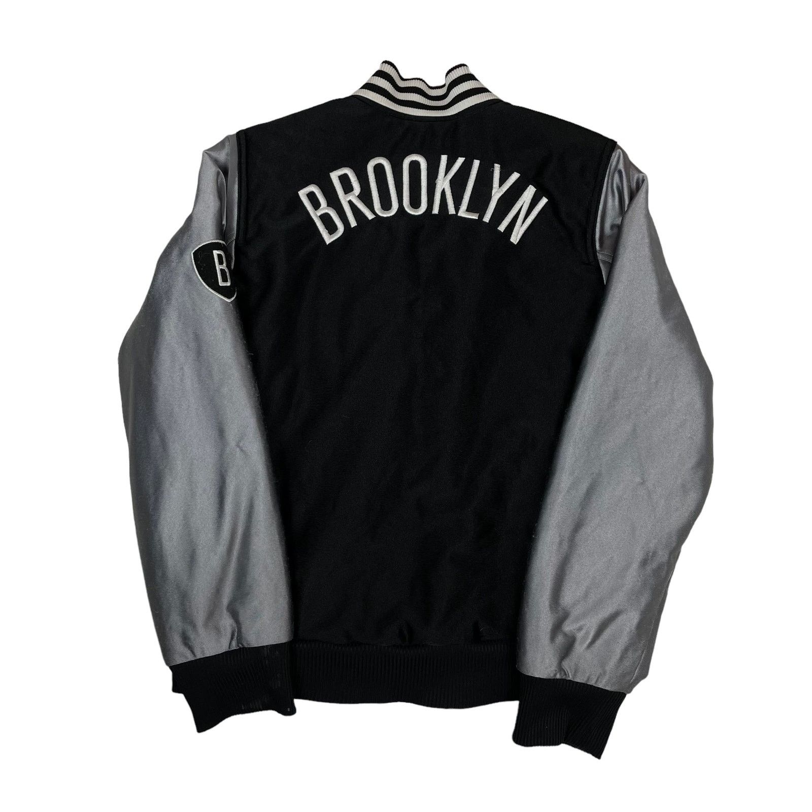 Adidas × NBA Adidas Men's Black Brooklyn Nets Basketball Team Jacket Size US S / EU 44-46 / 1 - 10 Thumbnail