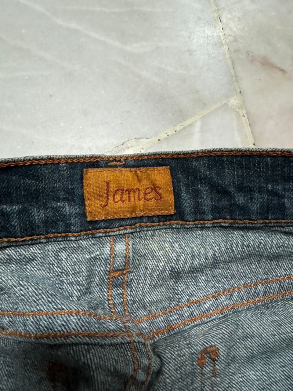 Japanese Brand VINTAGE 2000s JAMES MUD WASHED BELL BOTTOM Size US 27 - 8 Thumbnail