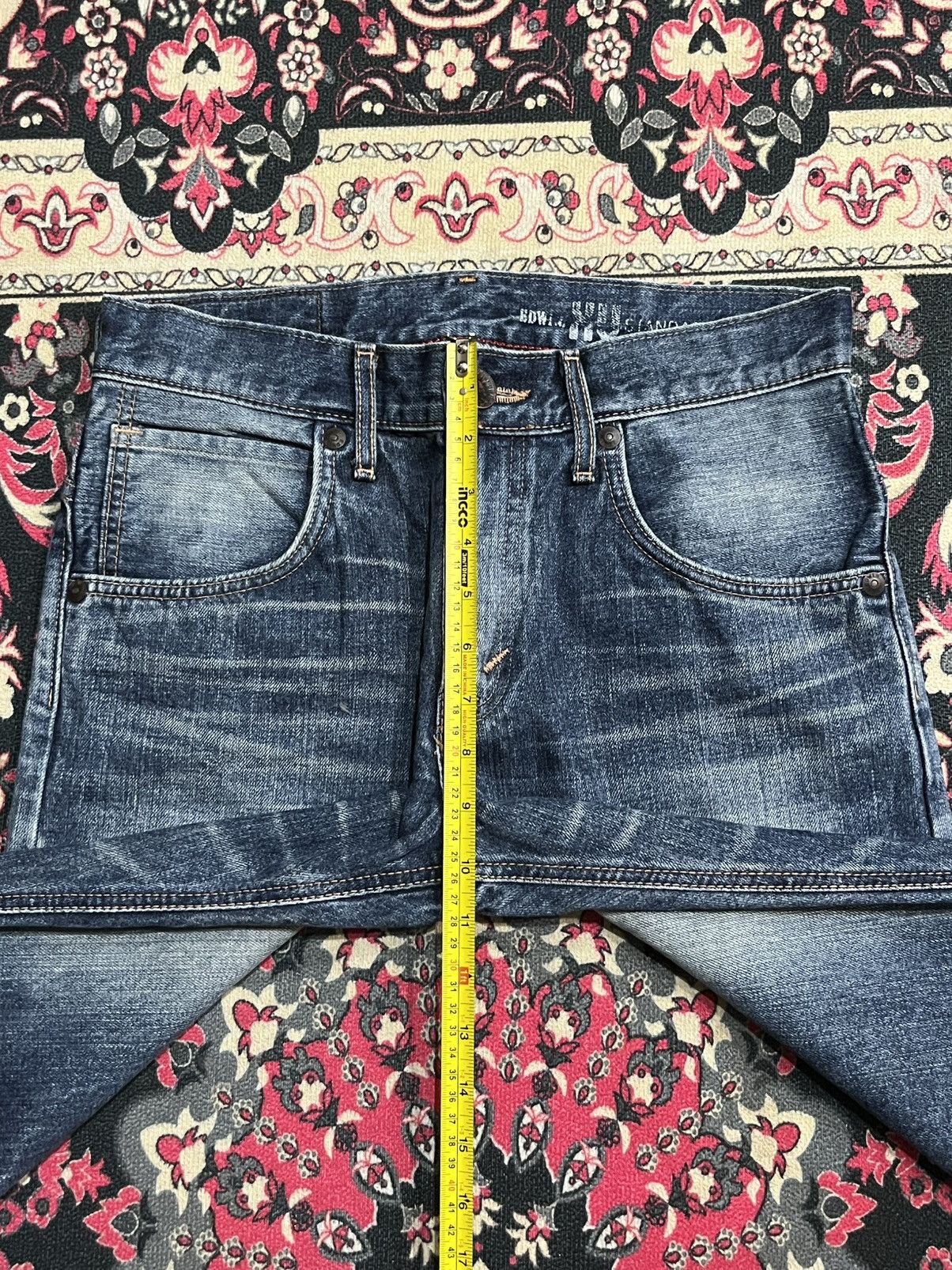 Edwin Edwin Exclusive Vintage Blue Faded Washed Distressed Jeans Size US 29 - 13 Thumbnail
