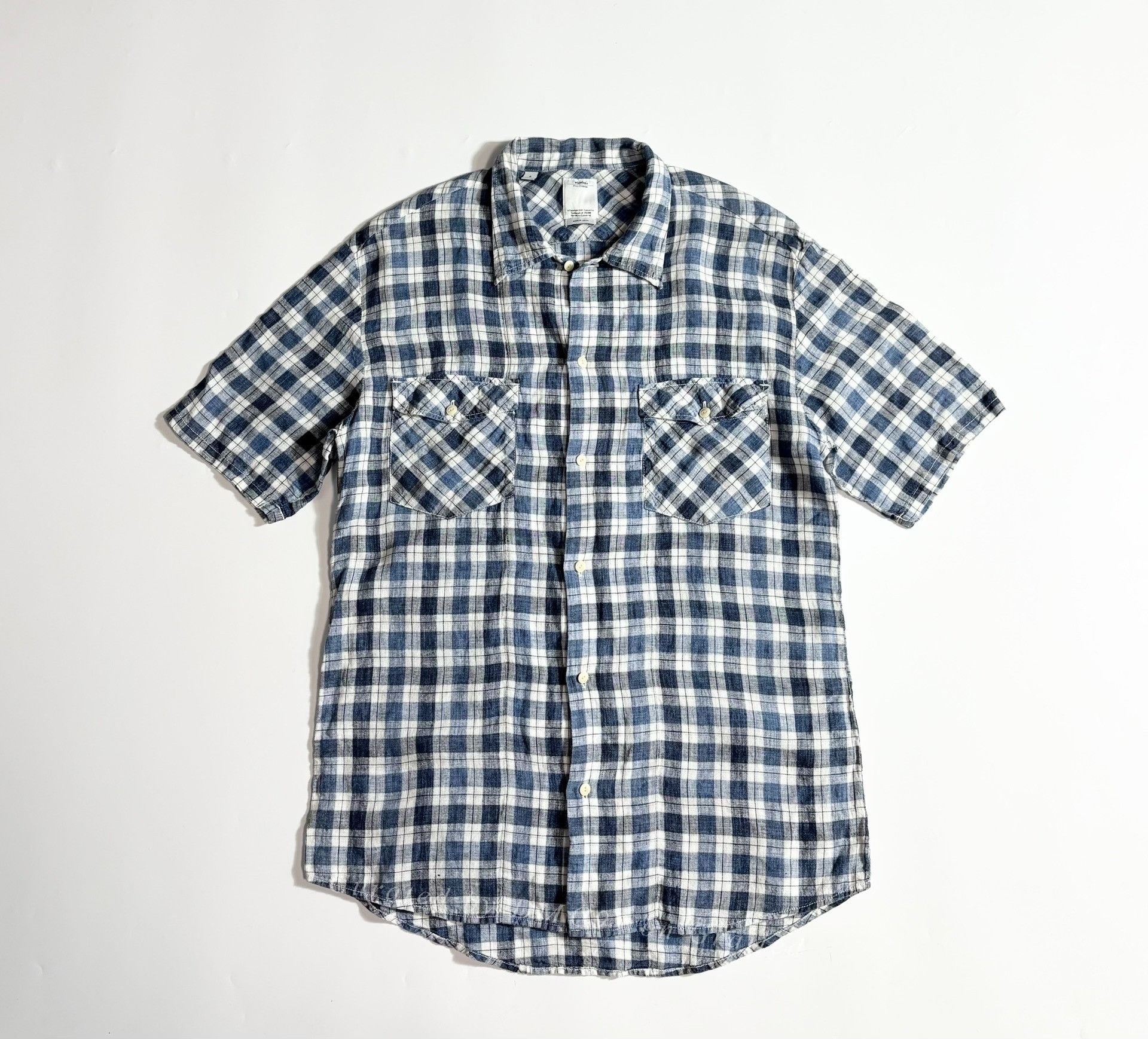 Visvim VISVIM Linen Plaid Shirt Size US M / EU 48-50 / 2 - 1 Thumbnail