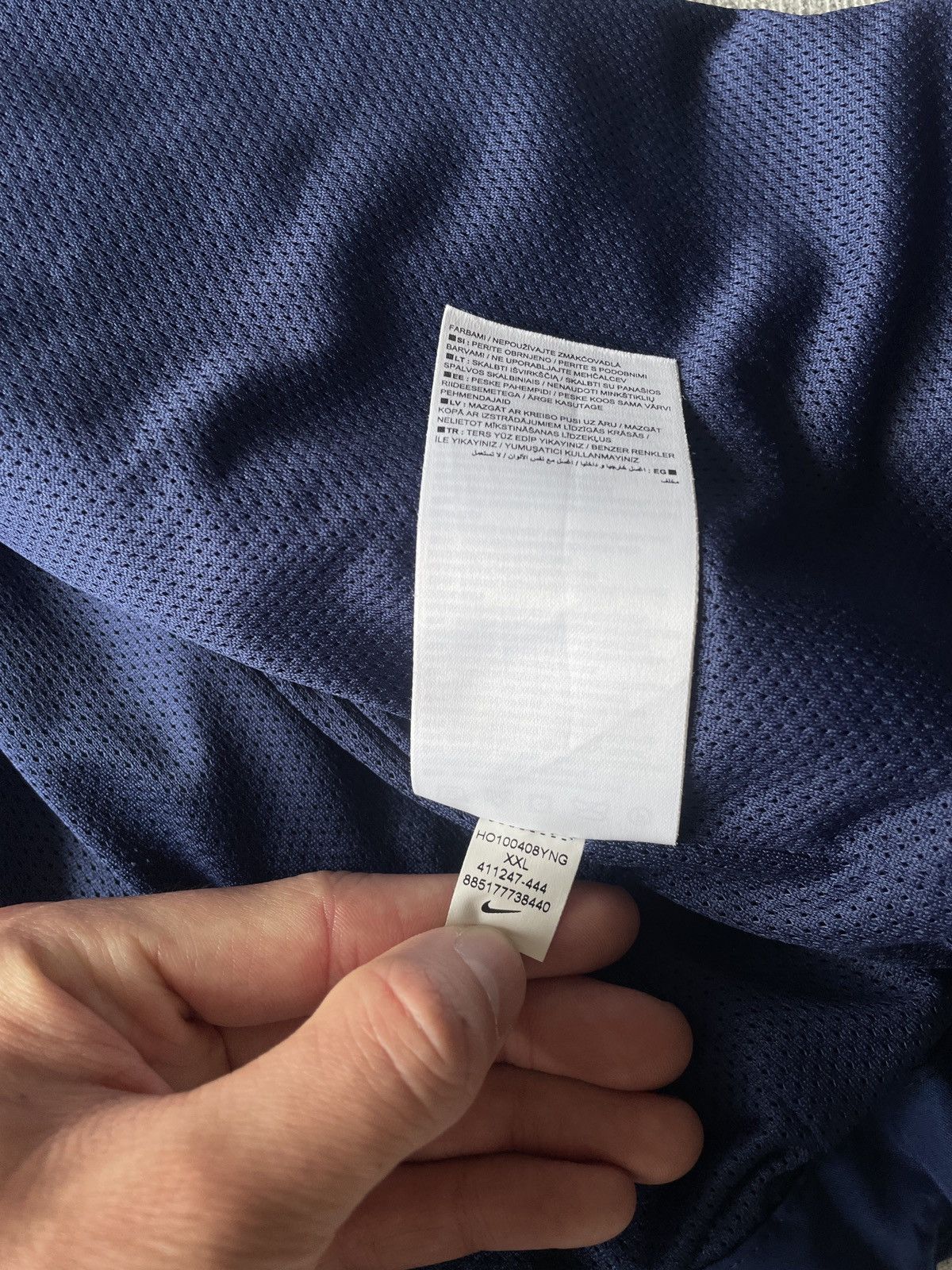 Nike Vintage Nike Track Jacket Nylon Woven France Japanese Y2K Size US XL / EU 56 / 4 - 11 Thumbnail
