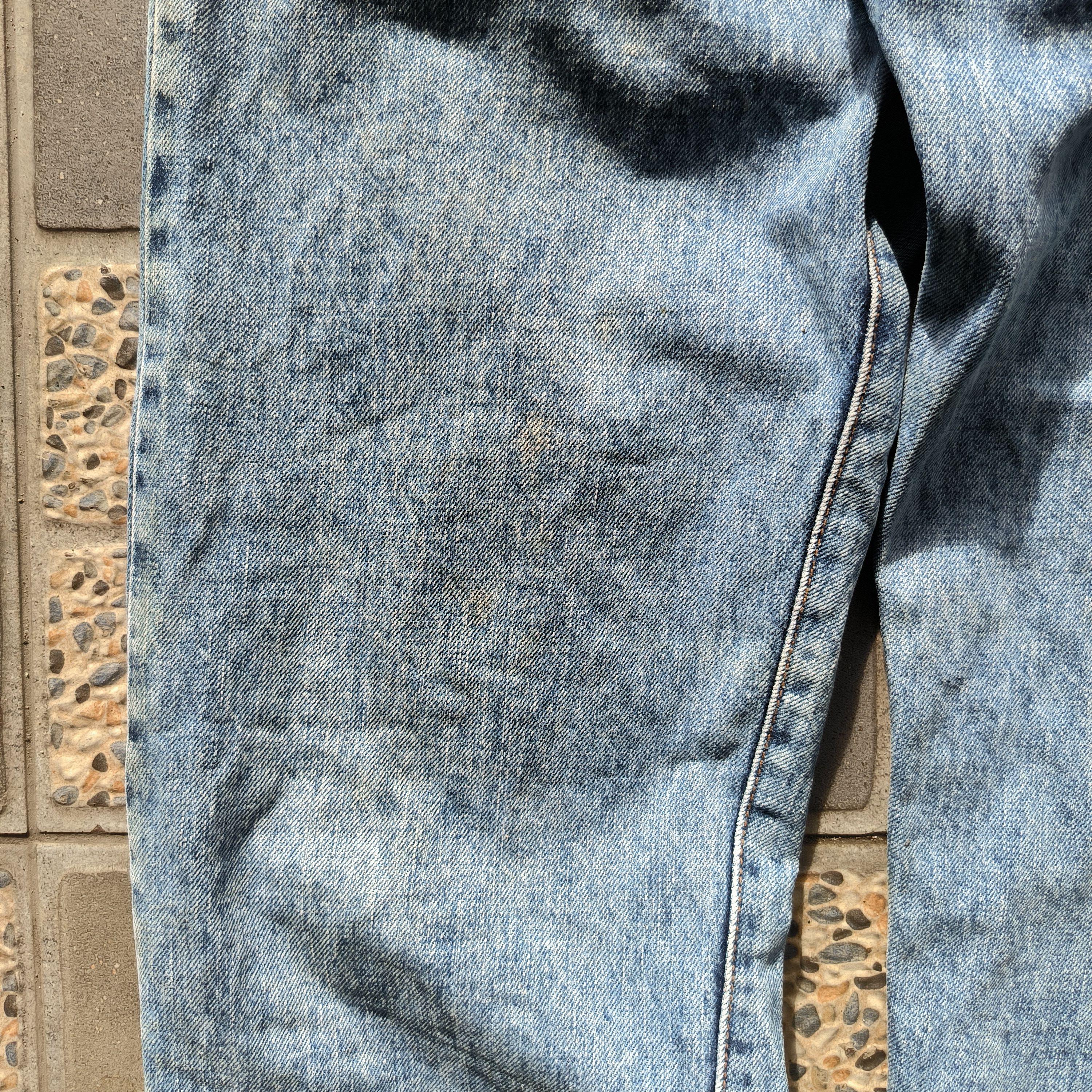 Levi's Vintage 1980s Levis 701XX Big E Selvedge Jeans Size US 30 / EU 46 - 9 Thumbnail