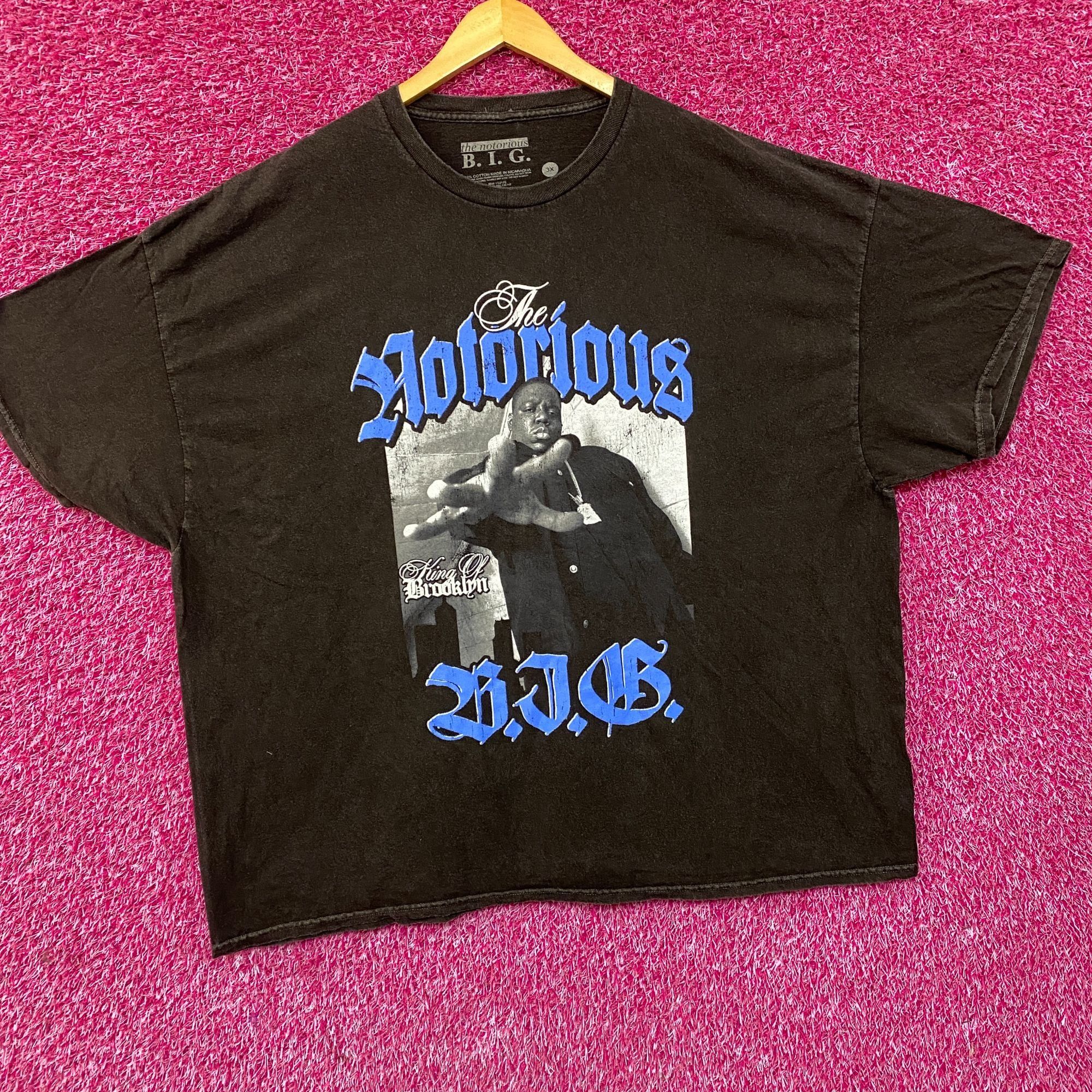 Rap Tees The Notorious B.I.G. King of Brooklyn Big T-shirt 3XL Size US XXL / EU 58 / 5 - 3 Thumbnail