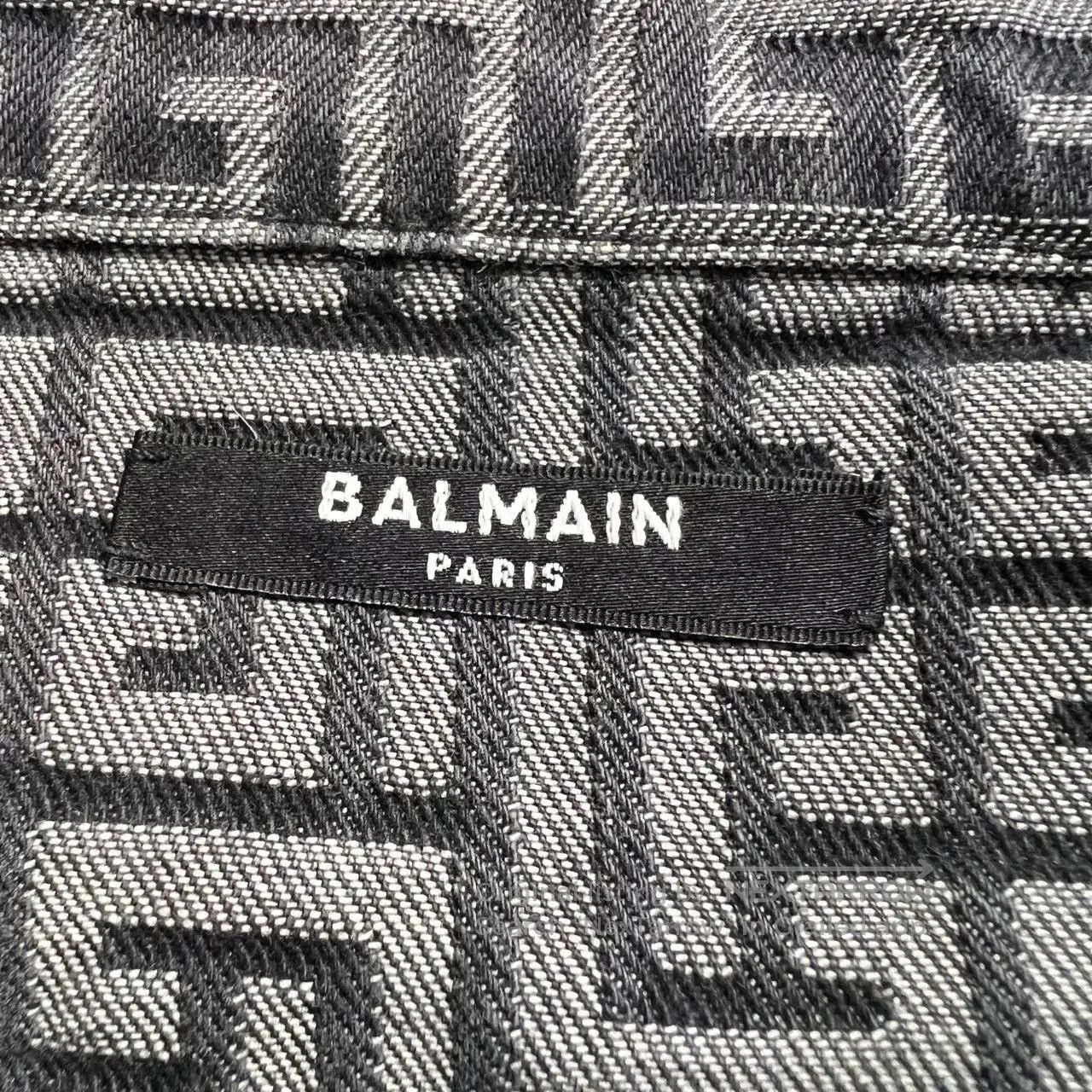 Balmain Balmain Checkered Logo Shirt Jacket. Size US M / EU 48-50 / 2 - 5 Thumbnail
